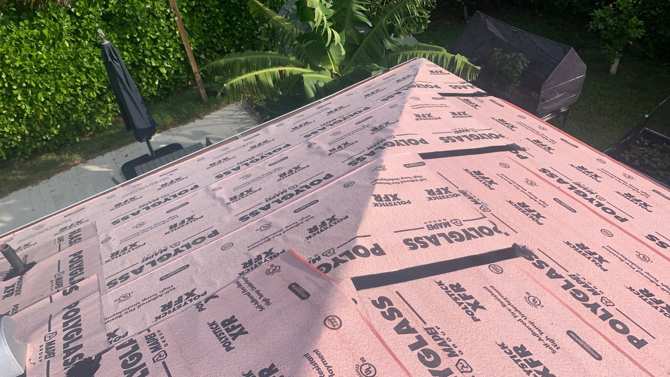 Residential Roofing Installation using 1" Nail strip metal roof by BLUES BROTHERS ROOFING