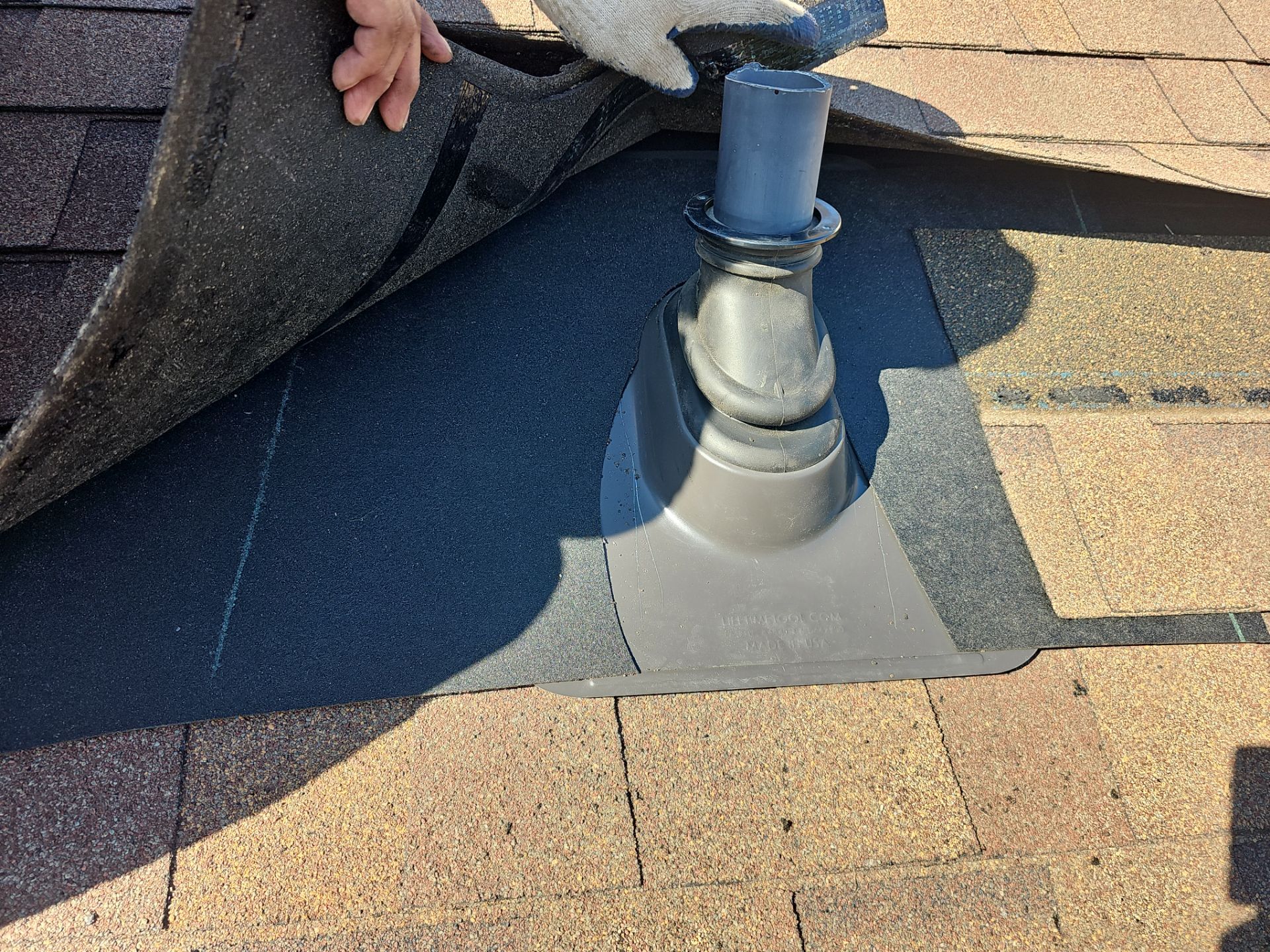 Roof Repair - Vent Pipe Flashing by Winchester Roofing