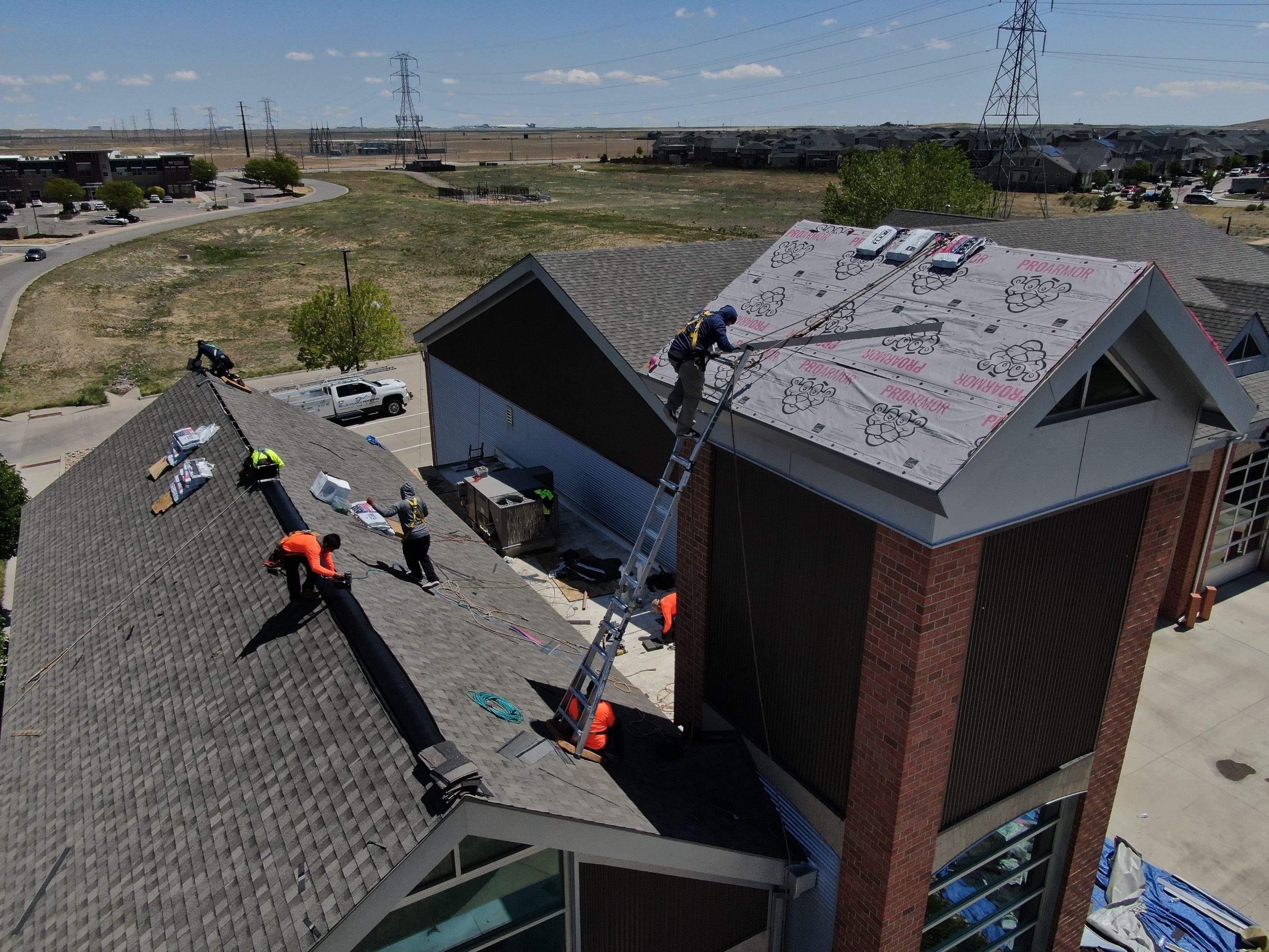 South Adam County Fire Department Station #28 by Blue Peaks Roofing LLC 