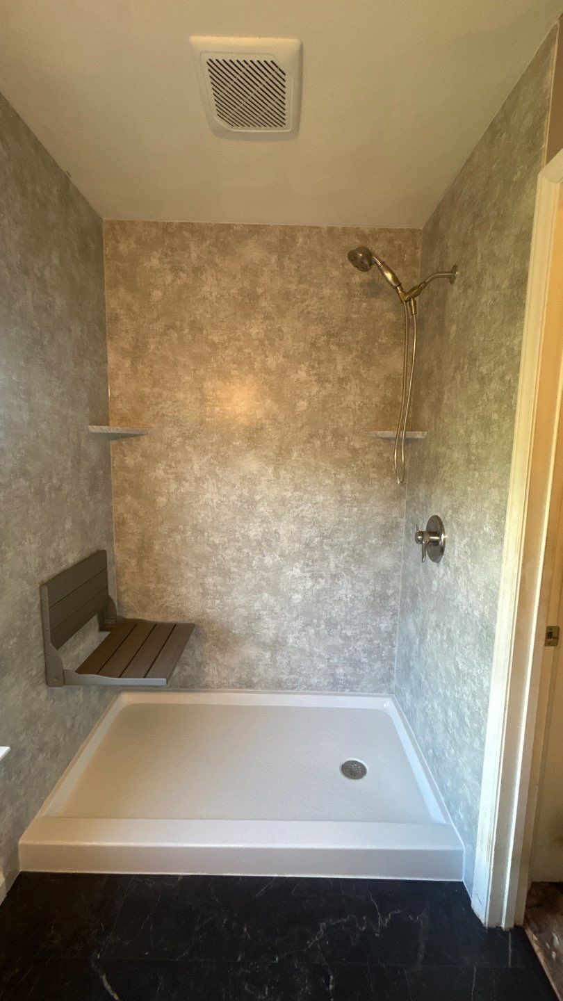 Tub to Shower Remodel by BathPlanet SW Virginia