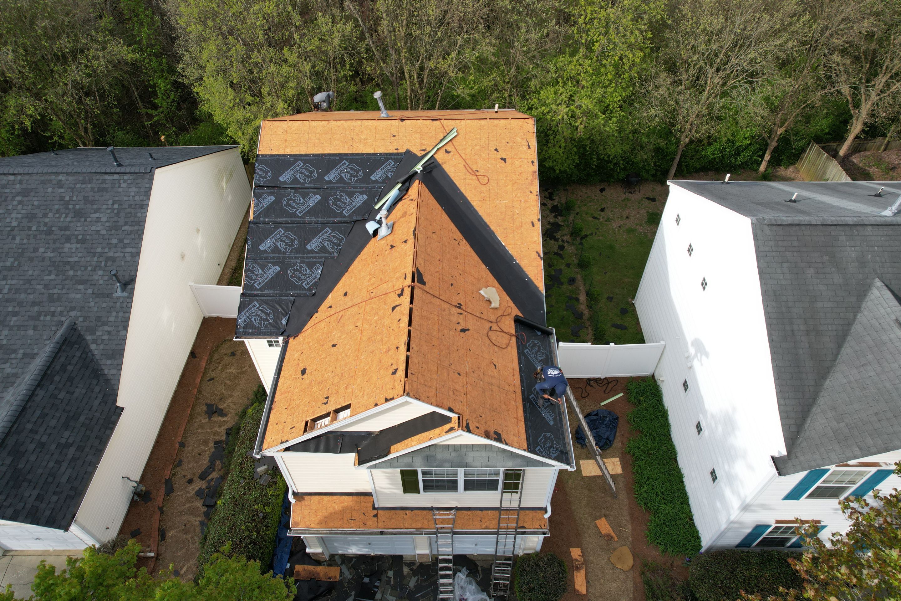 Residential Roofing Installation using Owens Corning by Inspector Roofing and Restoration