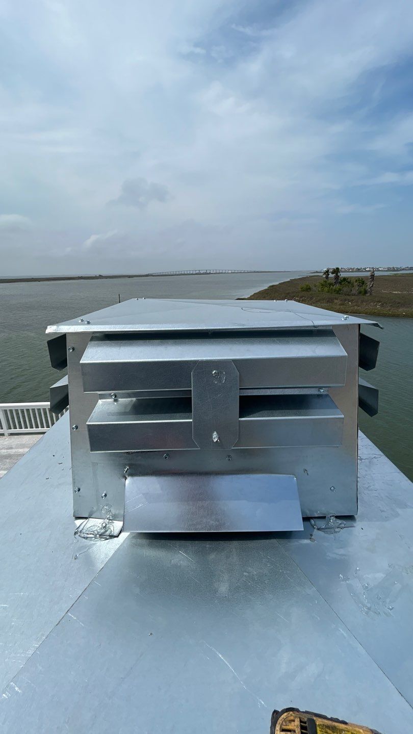 Chimney Cap & Chase Replacement using Galvanized Chimney Cap & Chase by Lighthouse Roofing