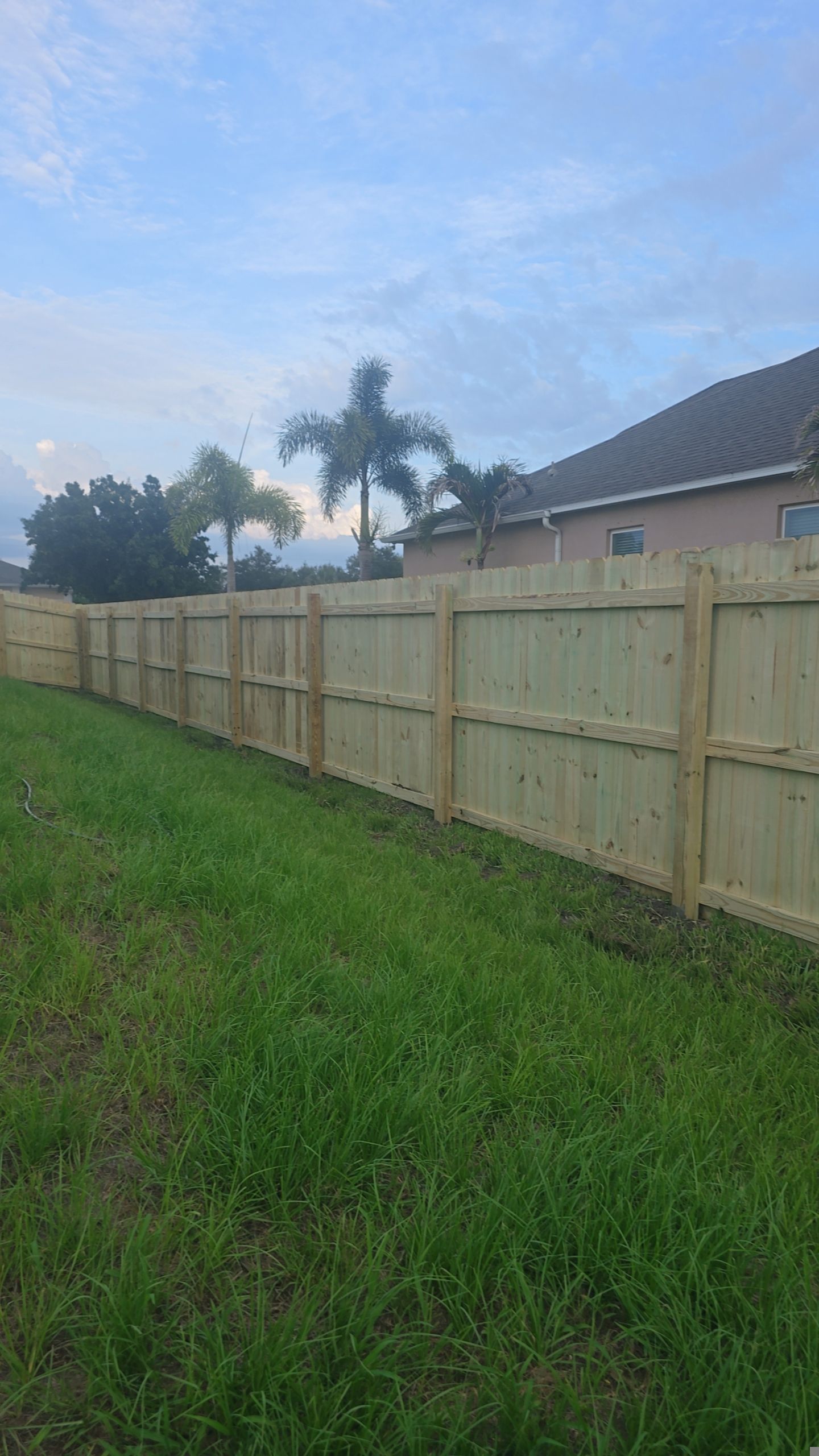 Pressure-Treated Wood Privacy Fence Installation in Port Charlotte by True Fence LLC