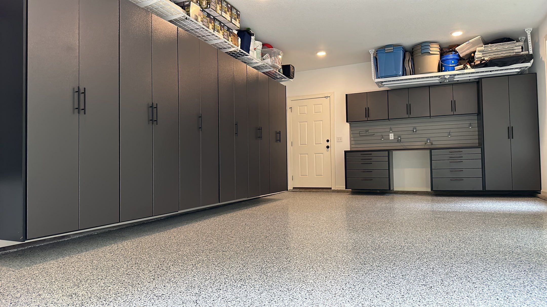 Will W. got his dream garage with a Banner Garage Floor and Cabinets  by Banner Garage