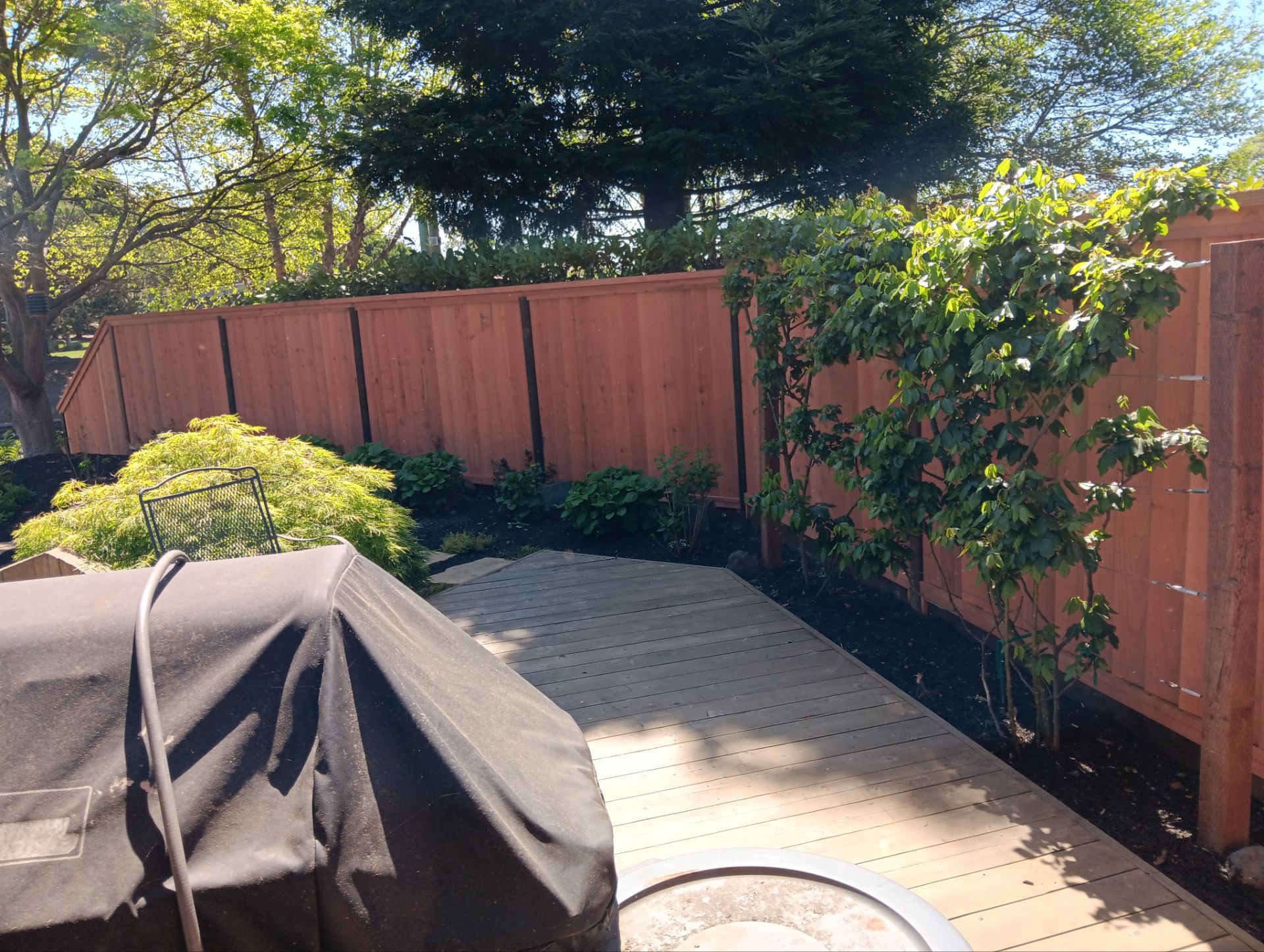 Lap/Louvered Fence with 2x6 Cap by Fremont Fence Inc
