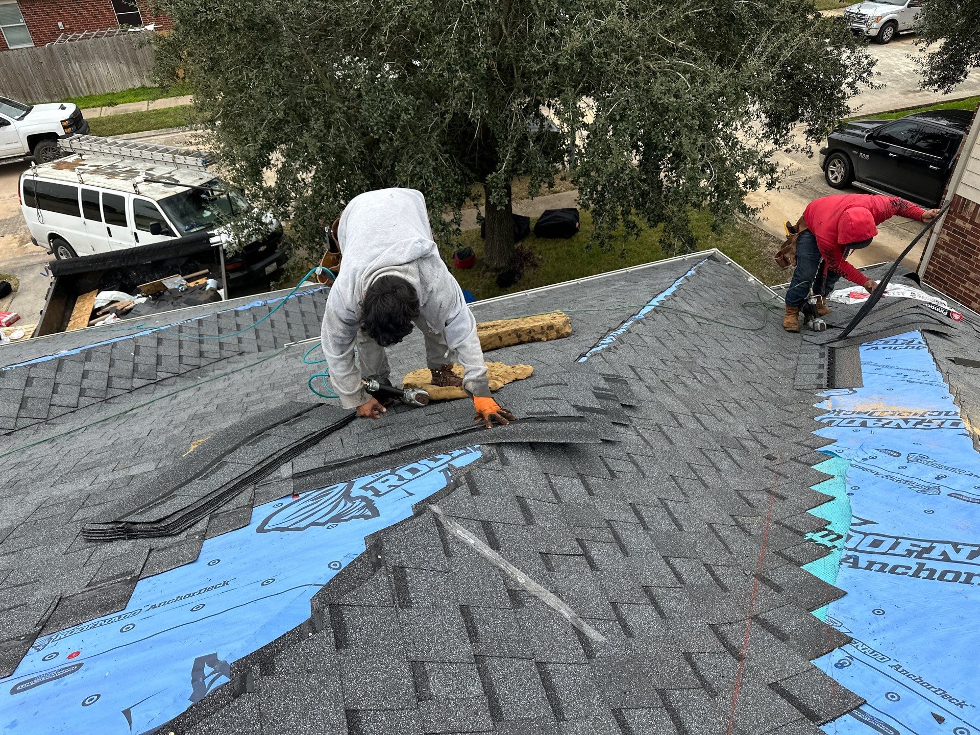 Project in Houston by Motion Roofing