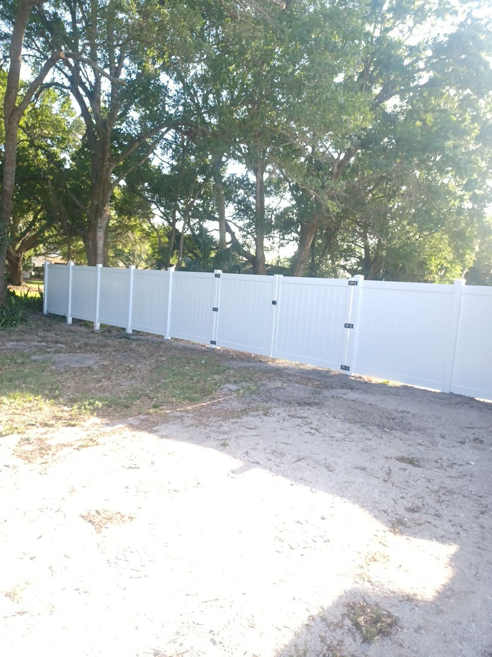Bradenton, FL 6ft. Tall White Vinyl Privacy Fence by Asap fence and gates, LLC