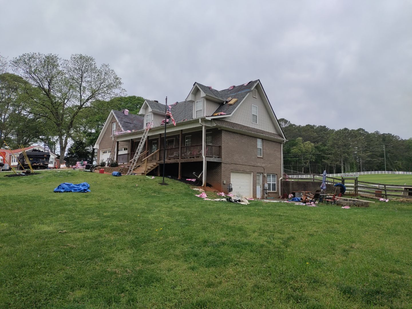 Residential Roofing Installation using Owens Corning by Inspector Roofing and Restoration