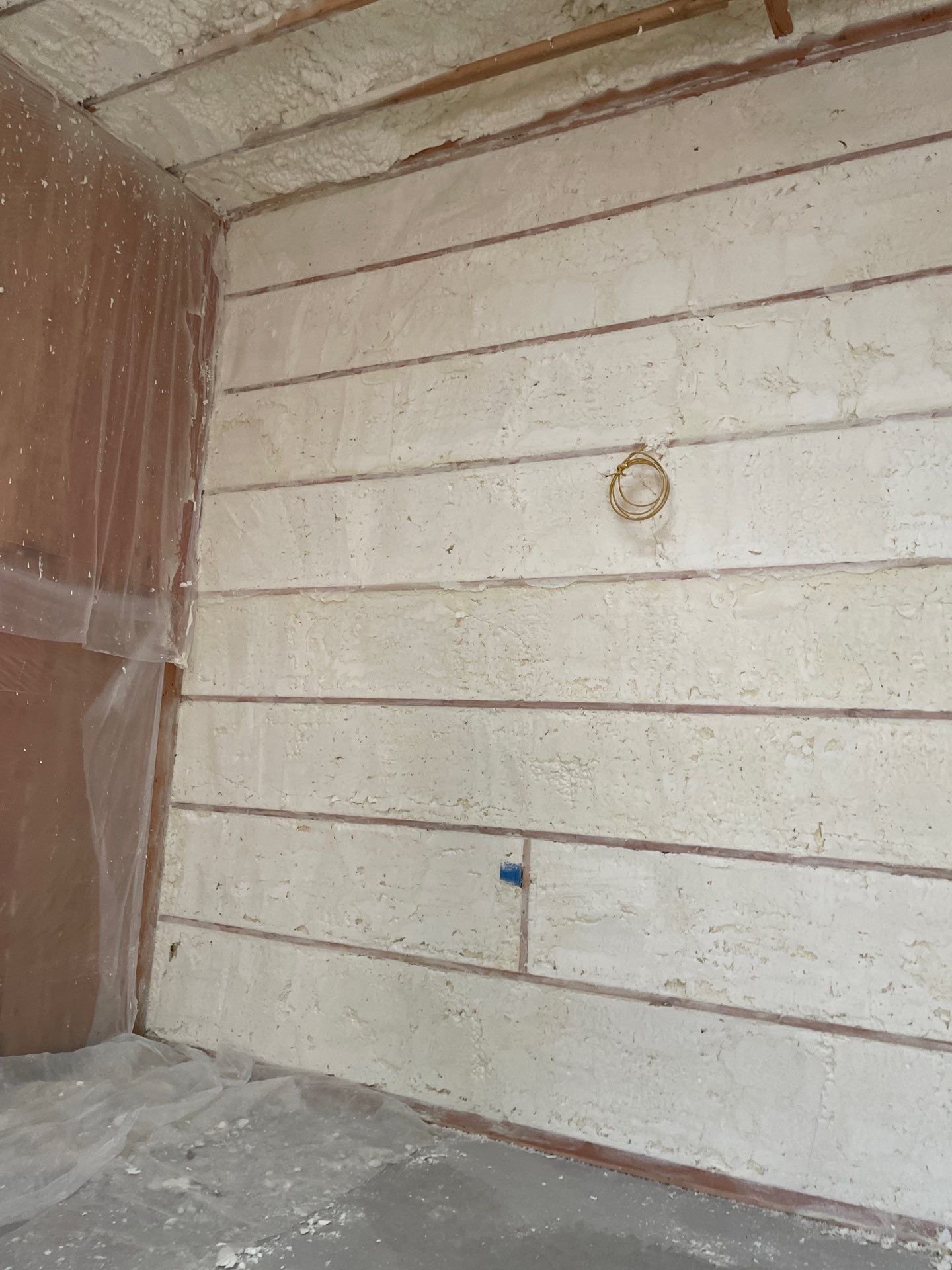 Open Cell Spray Foam to a Pole Barn by NYS Foam & Energy