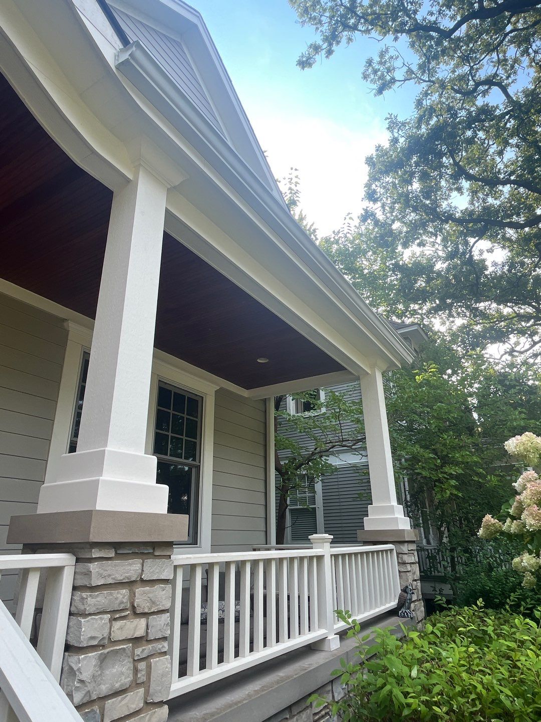 Hardie Board House & Detached Garage Soft Washing by Northern Power Washing LLC.