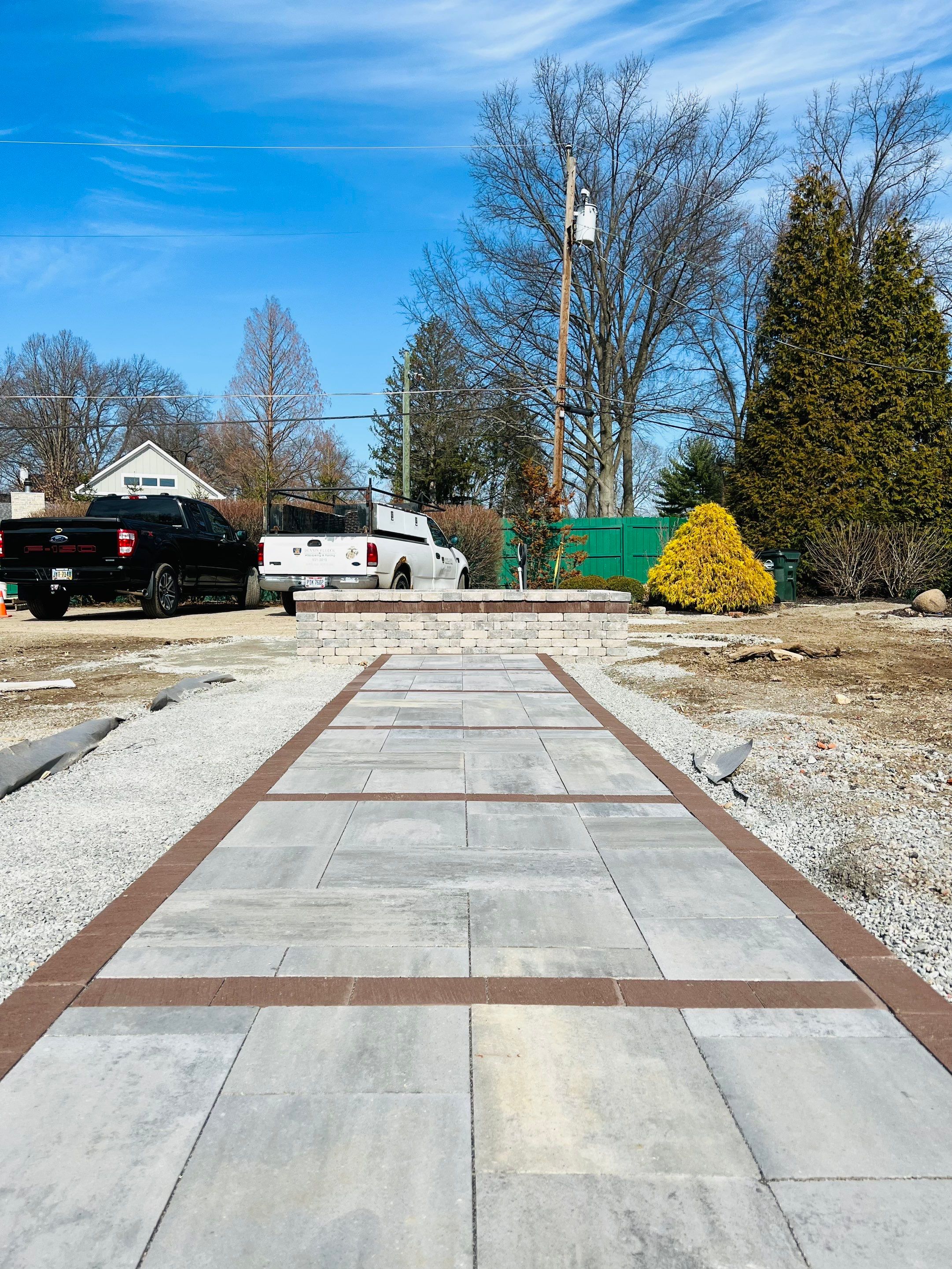 Hardscape Design & Install using Unilock Products by Reisenberg’s Lawn & Landscape, LLC