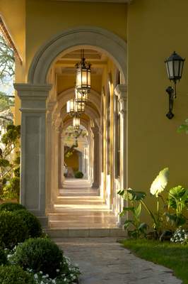 Comprehensive Exterior Lighting and Lantern Installation for Monterrey Estate