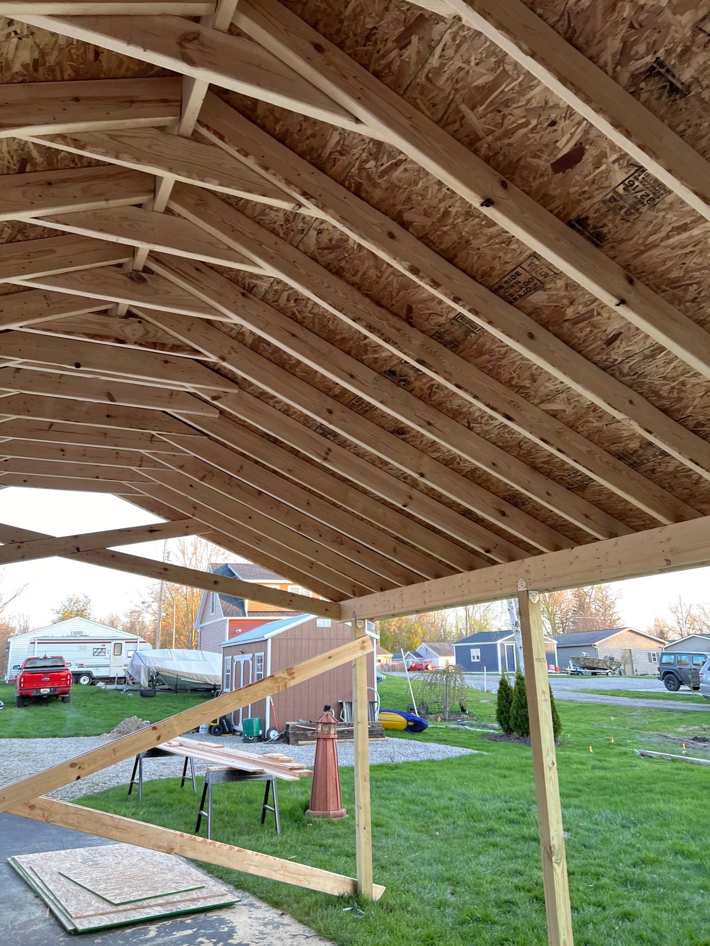 New Carport Build by Clark Builders LLC