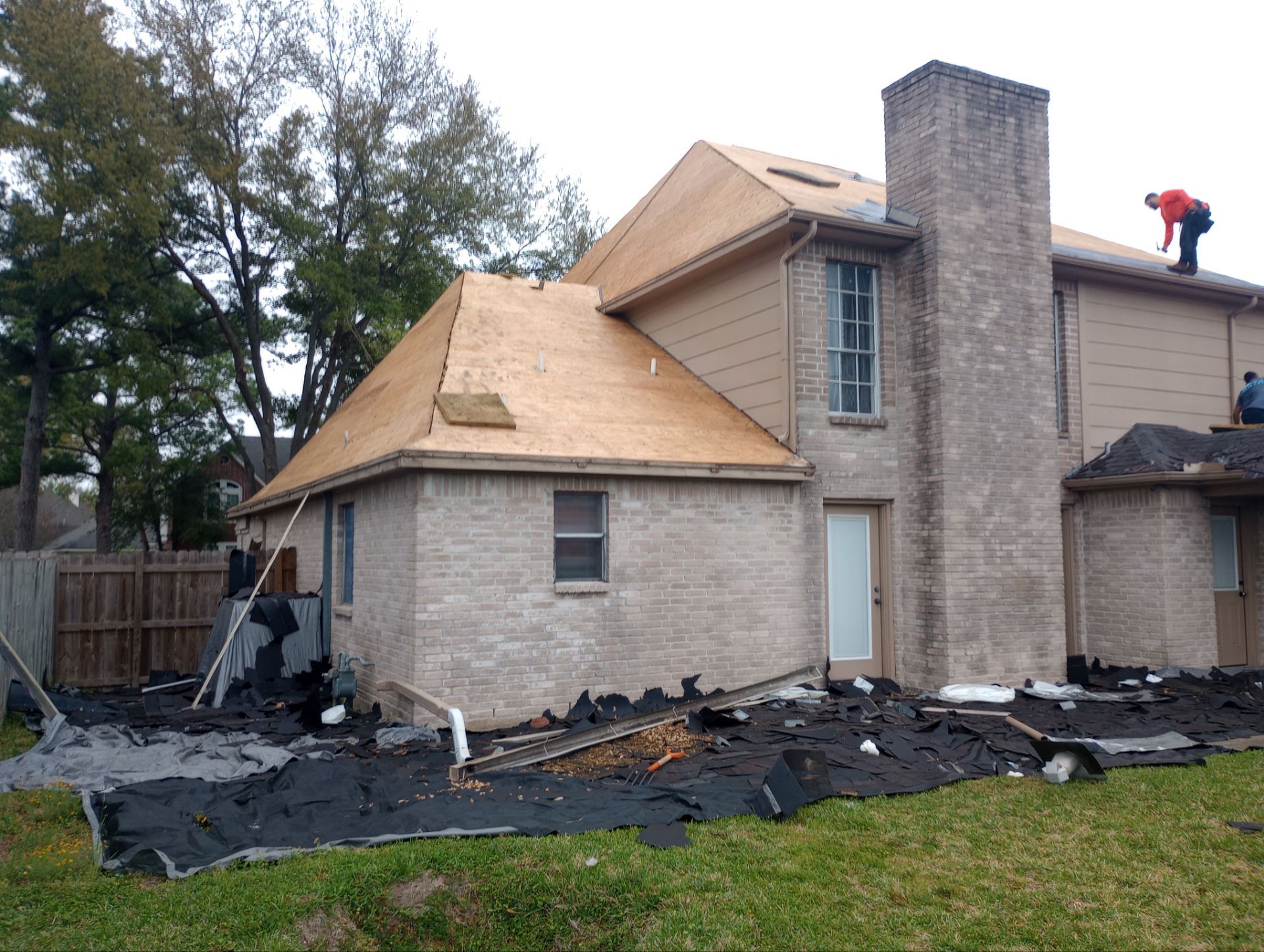 Residential Roofing Repair using Owen's Corning Duration (Lifetime) Shingles by Roof Repair Company