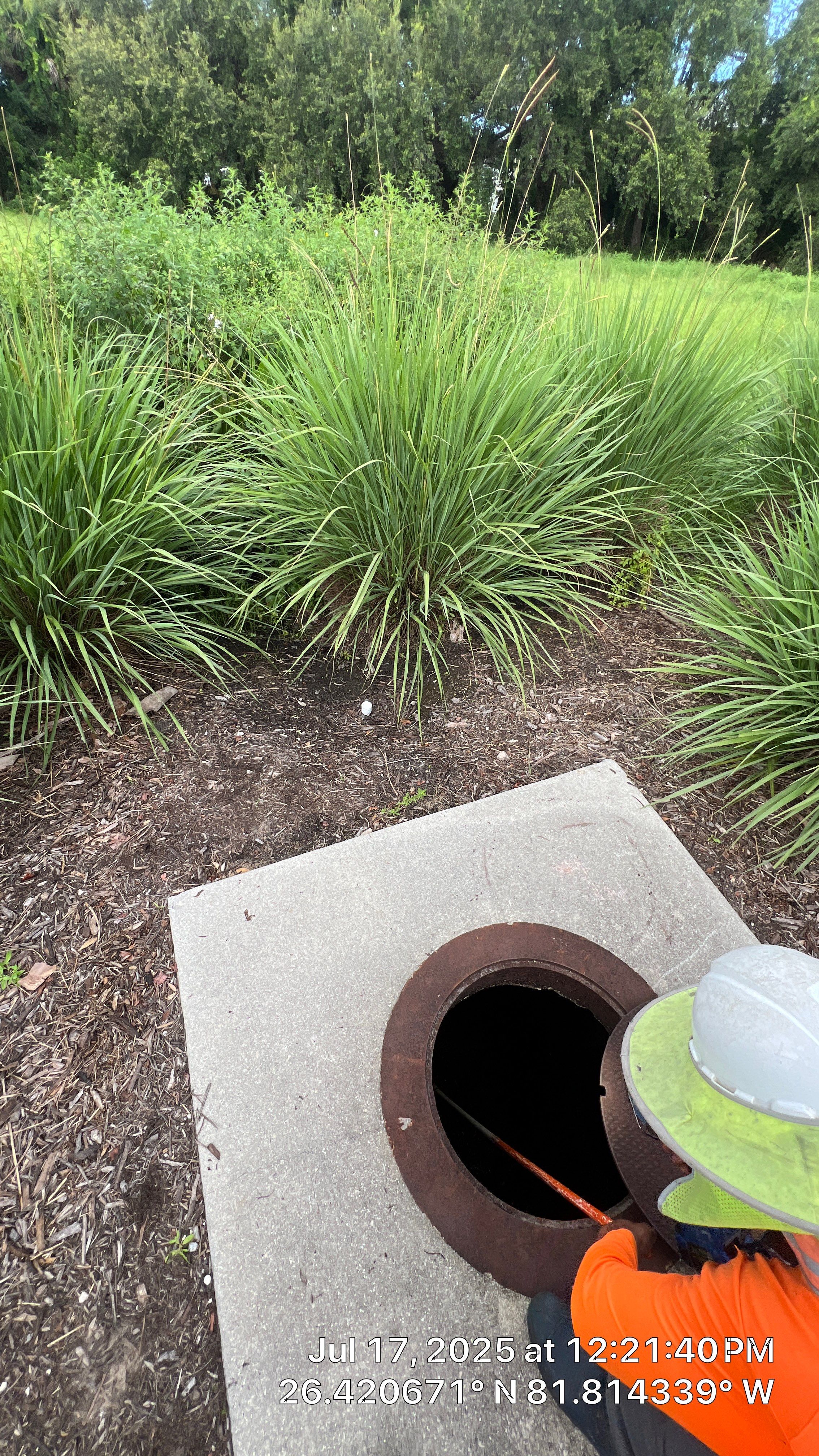 Catch Basin Cleaning with 1 Tom Plumber in Estero by APS Power & Water