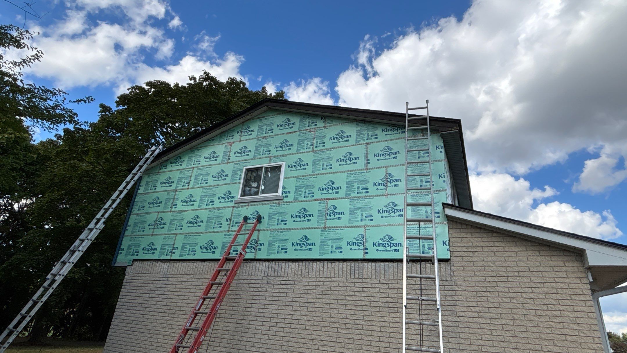 Siding Replacement using Ascend Laguna Blue by 180 Contractors