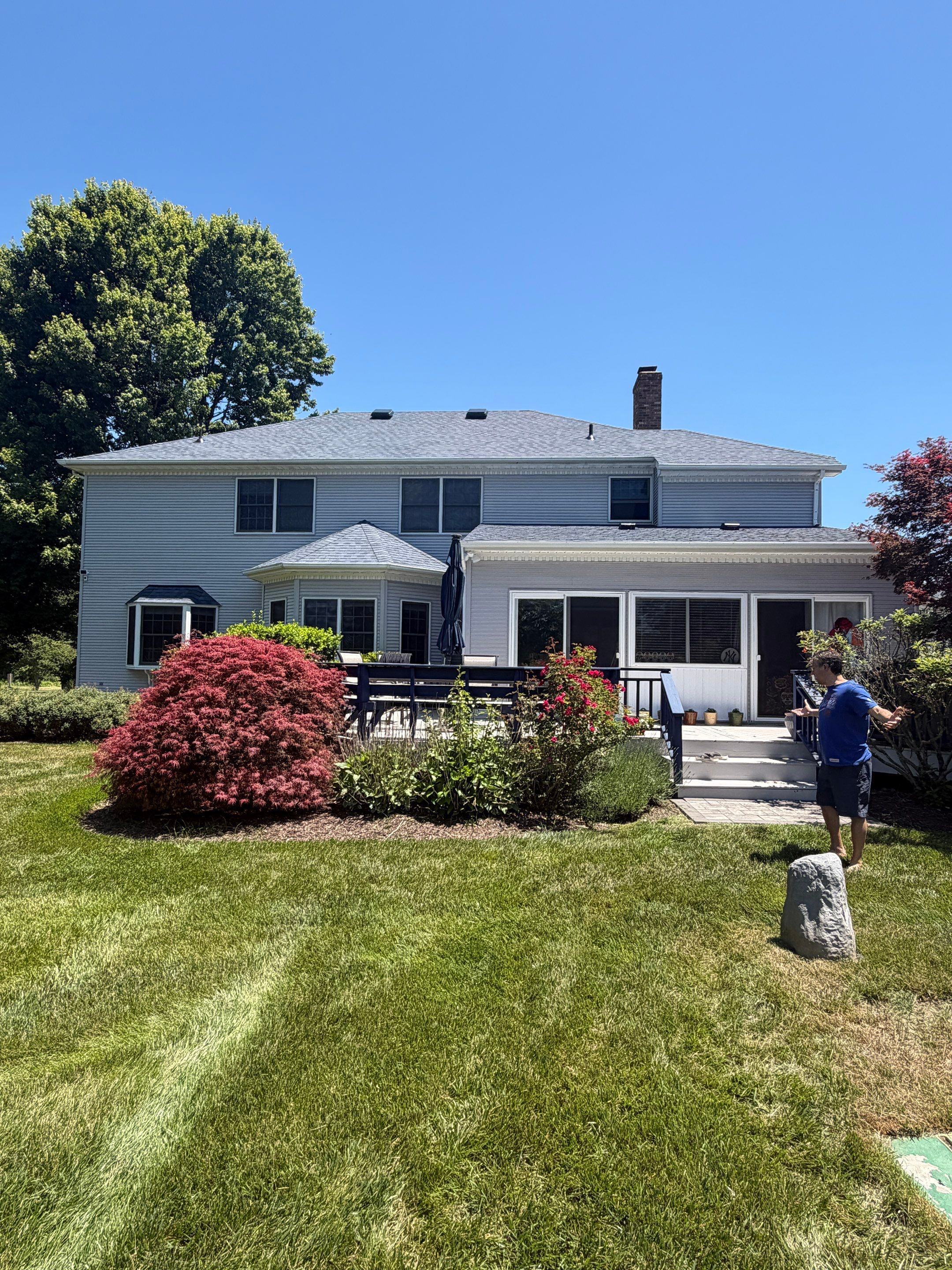 Full Roof Replacement and Skylight Installation in Camden Wyoming by First Chesapeake Roofing