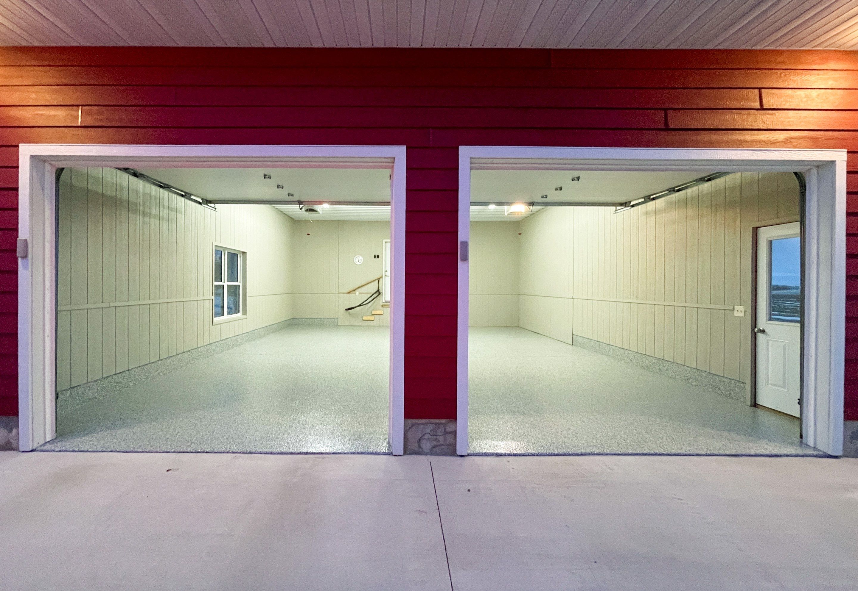 Garage using Slate Stone by Select Painting, Coatings & Garage Cabinets
