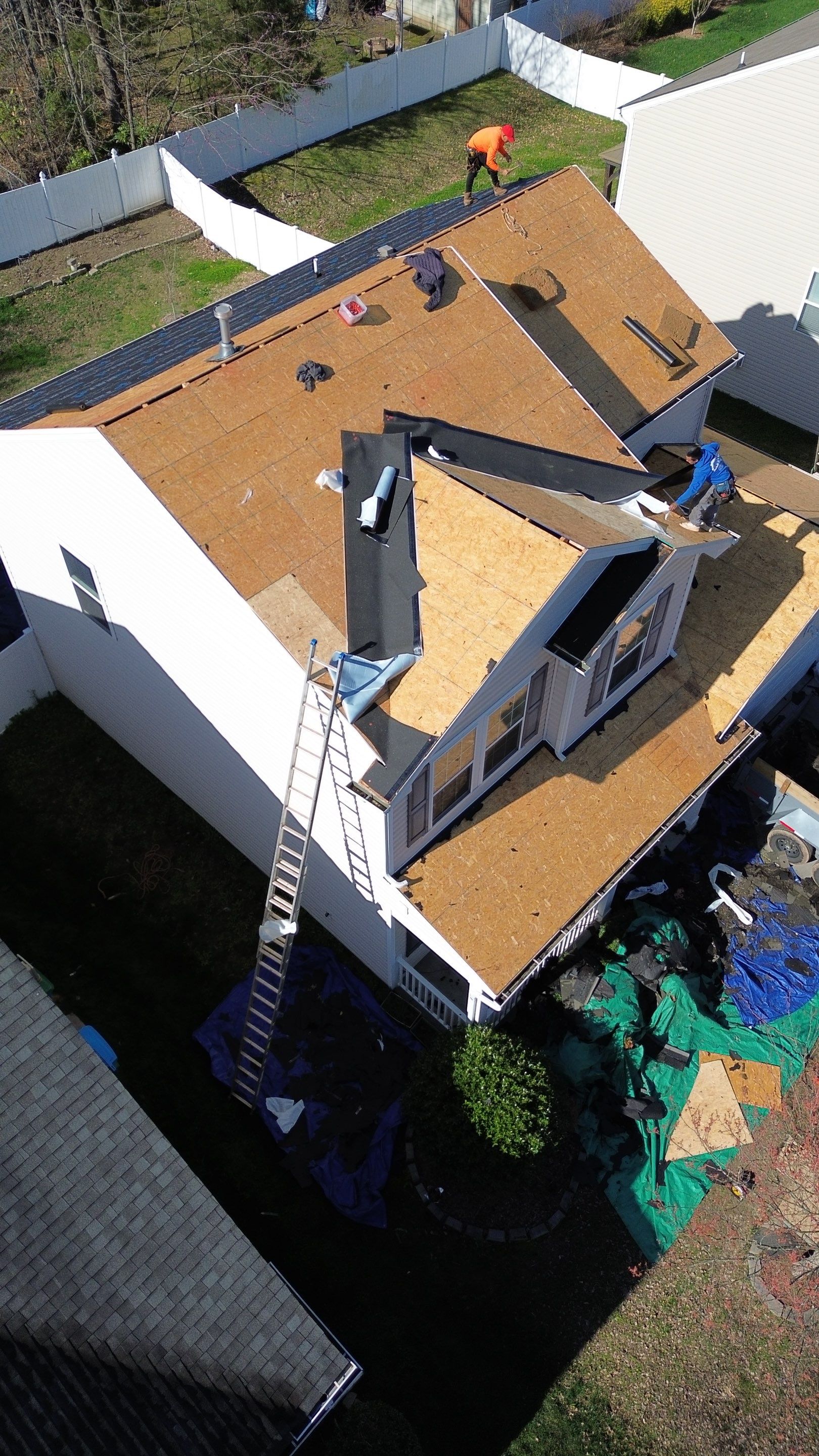 Roof replacement by hail damage by Just Brilliant Restoration JBR