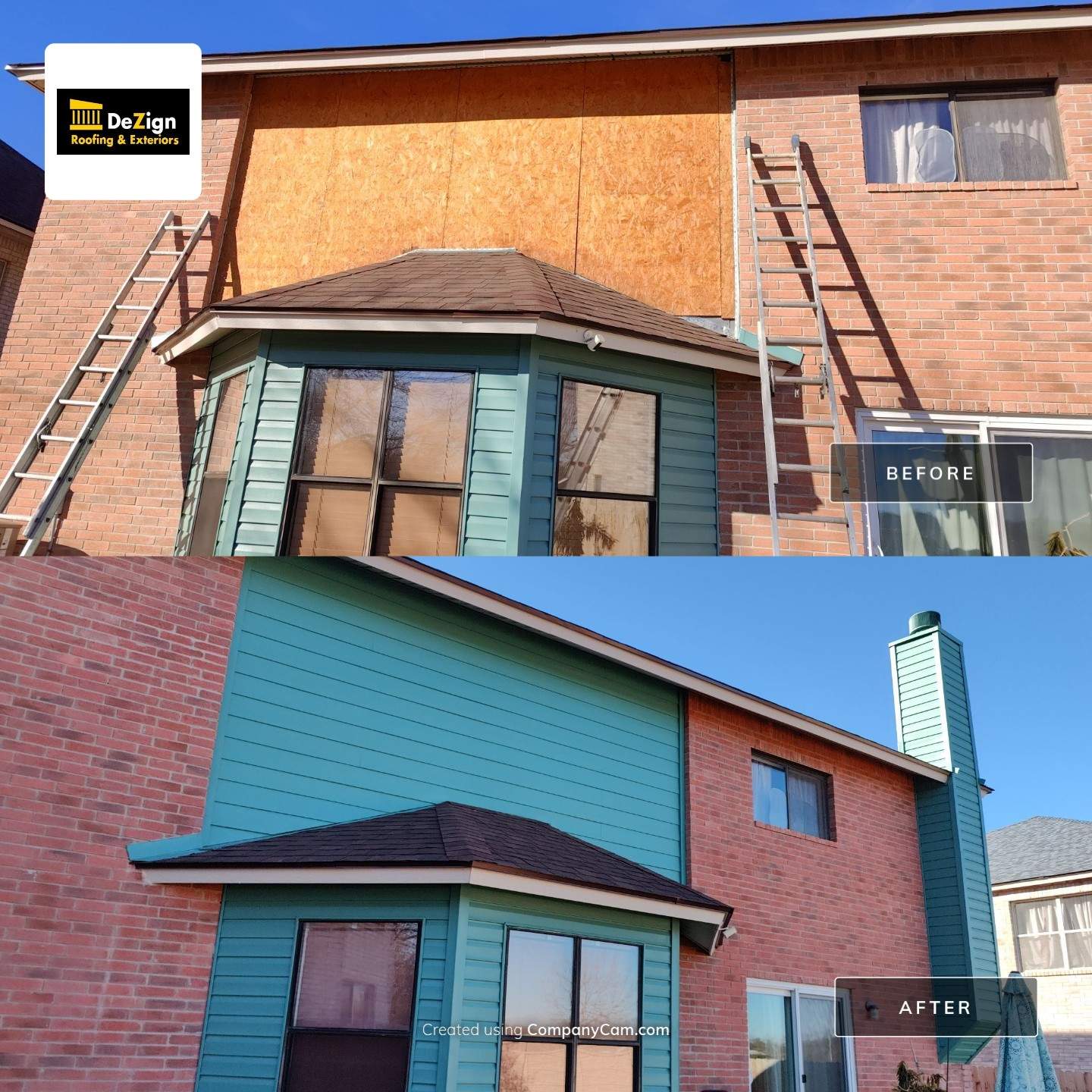 Siding Installation using Hardie by DeZign Roofing & Exteriors