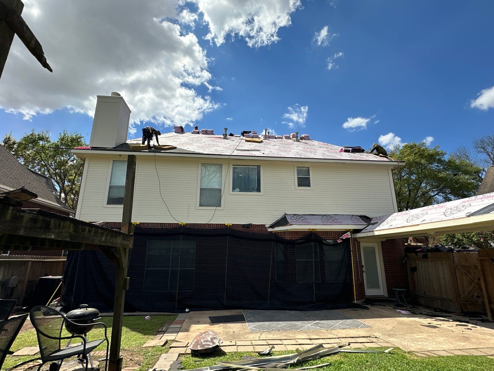Project in Sugar Land by Motion Roofing