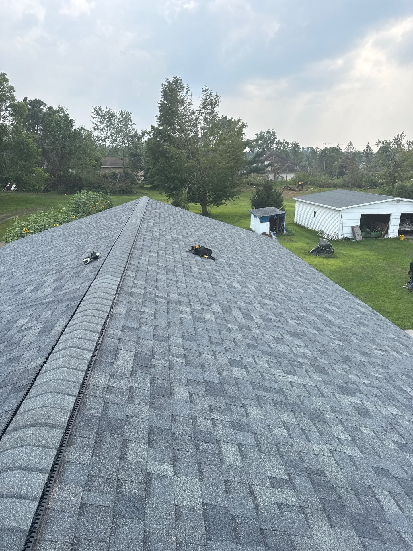 Storm Damage Repair on Barn. by 42 North Construction, LLC.