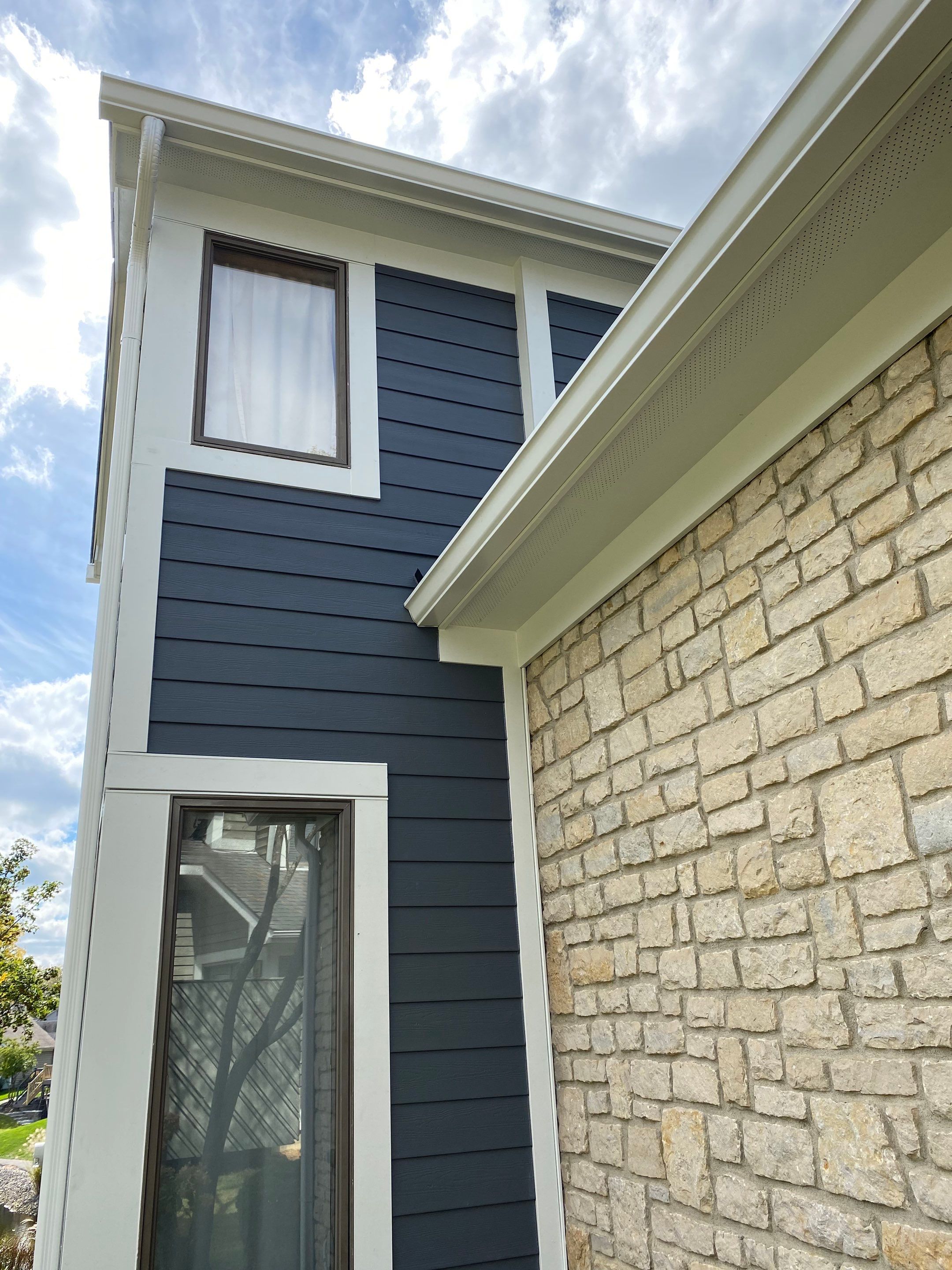 Siding Installation using James Hardie Fiber Cement Lap Siding by Best Exteriors Inc