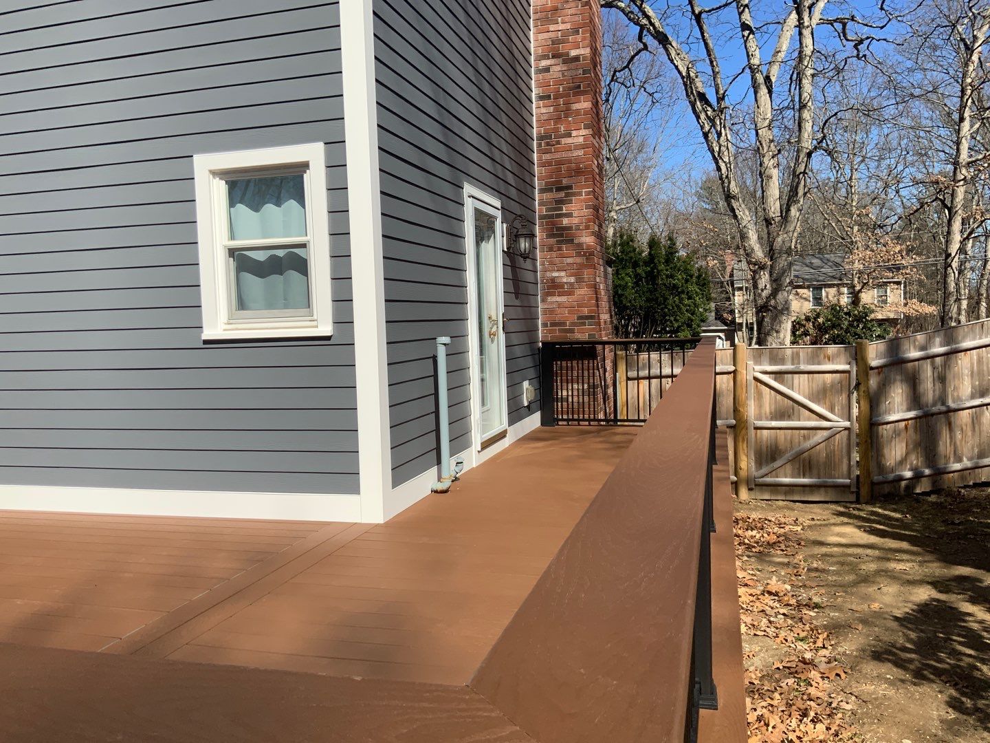 Deck and Sidin in Milford, MA by UBrothers Construction