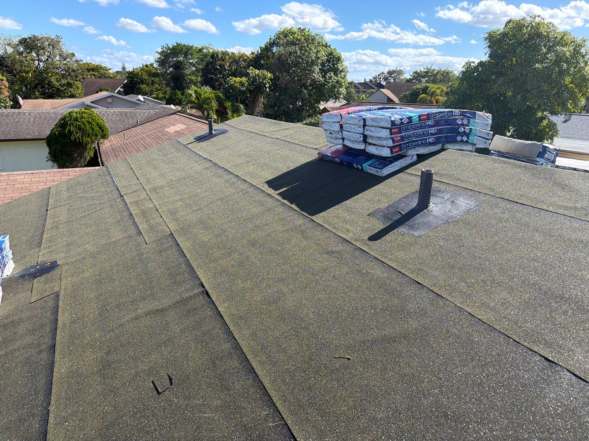 Residential Roofing Installation using GAF by BLUES BROTHERS ROOFING
