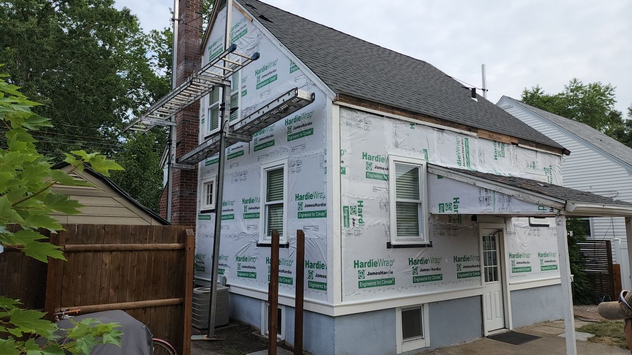Siding Installation using James Hardie by UBrothers Construction