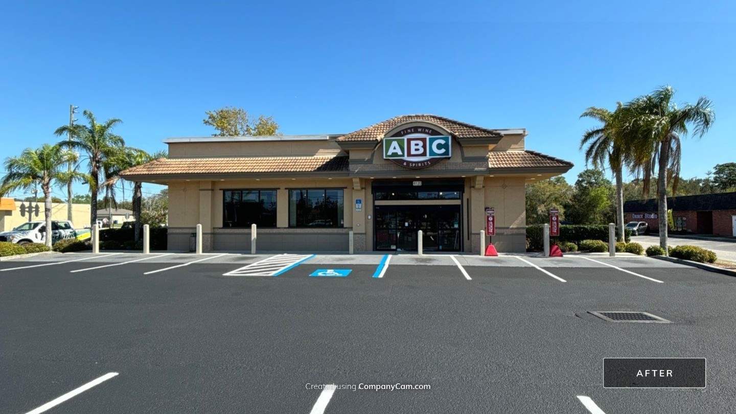 Sealed & Striped: ABC Fine Wine & Spirits Upgrade by Everline Coatings & Services - Southwest FL