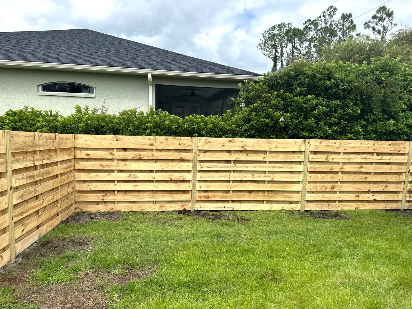 Wood Fence Installation using Wood Pressure Treated Fence  by Asap fence and gates, LLC