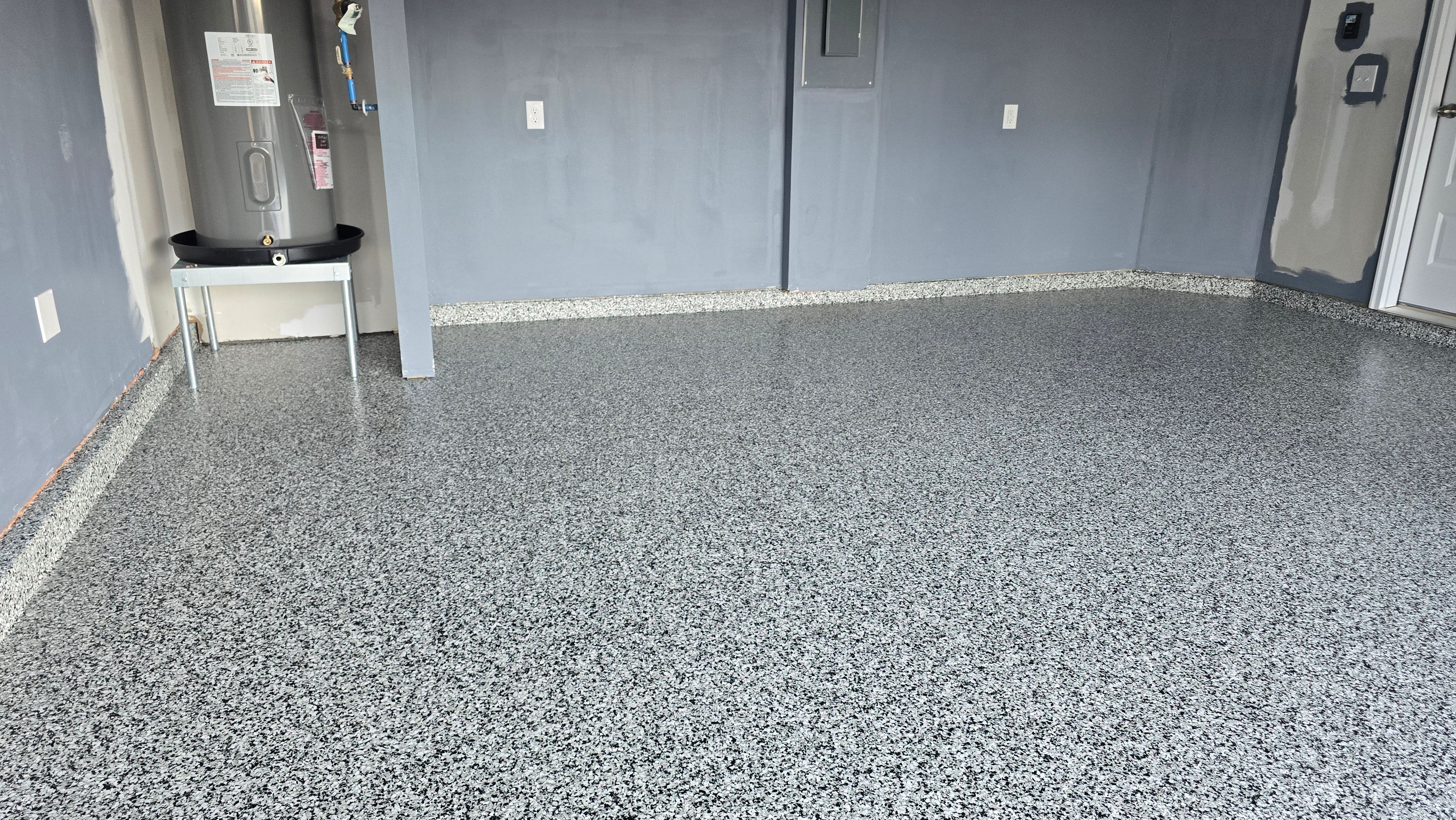 Porch, Patio & Garage Using Weathered Gray & Domino by Elite Floor Solutions