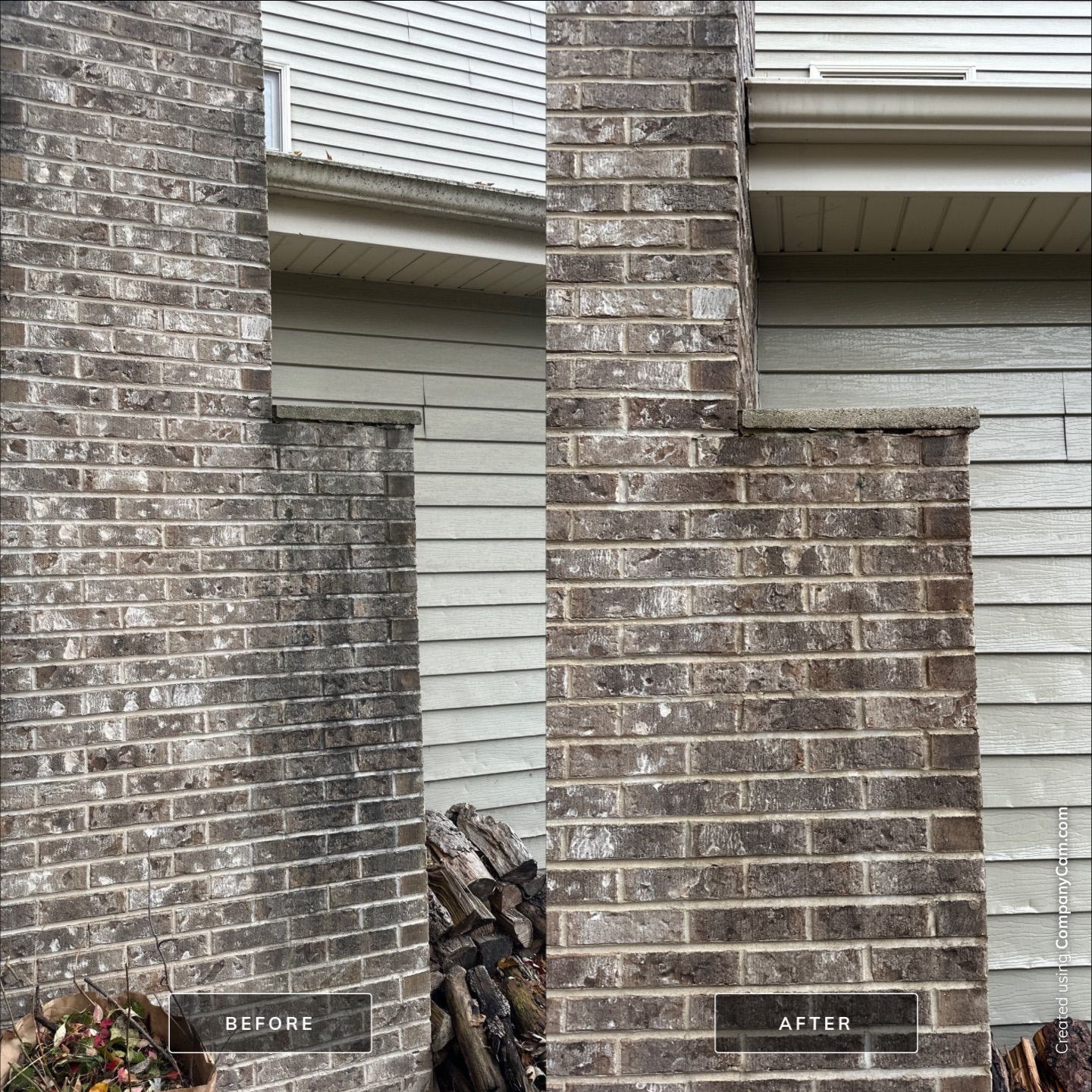 Project in Island Lake by Simmons Power & Soft Washing