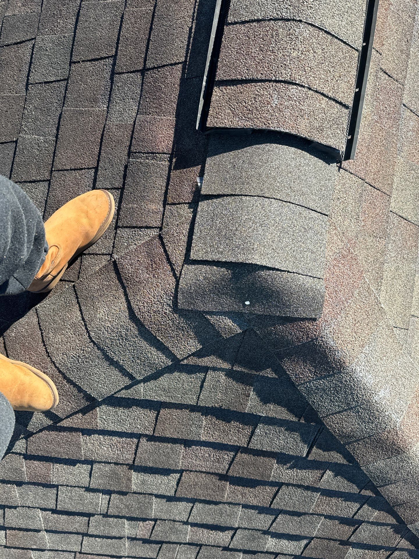 Hail Damage using Owen's Corning Duration (Lifetime) Shingles by Roof Repair Company