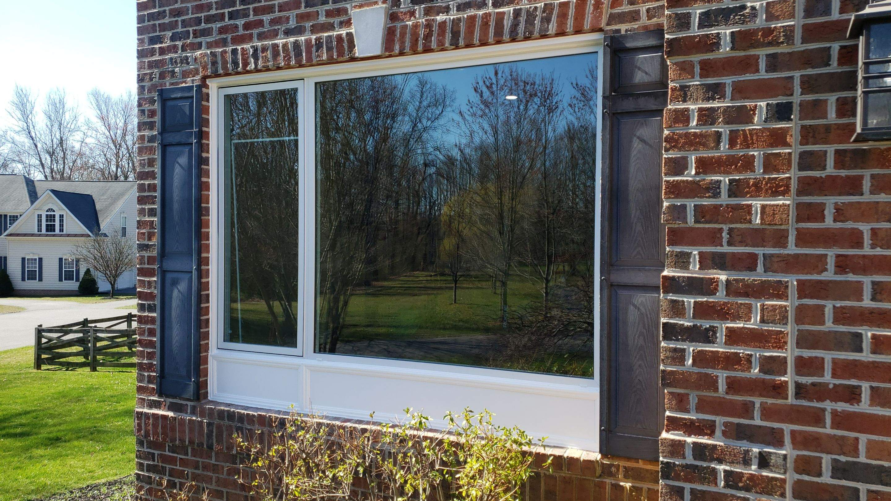 Window Installation using Pella Impervia Fiberglass Windows by Roof Right Inc