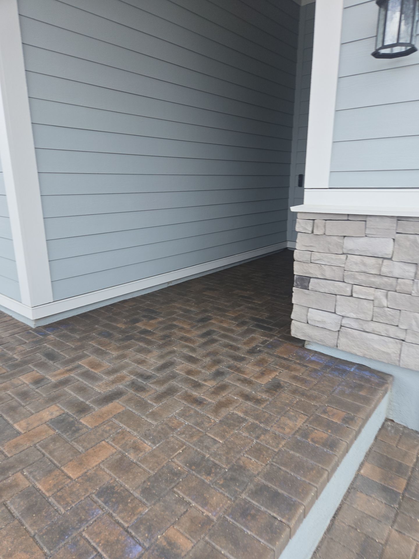Paver Driveway using Concrete Sealant by DuraSeal