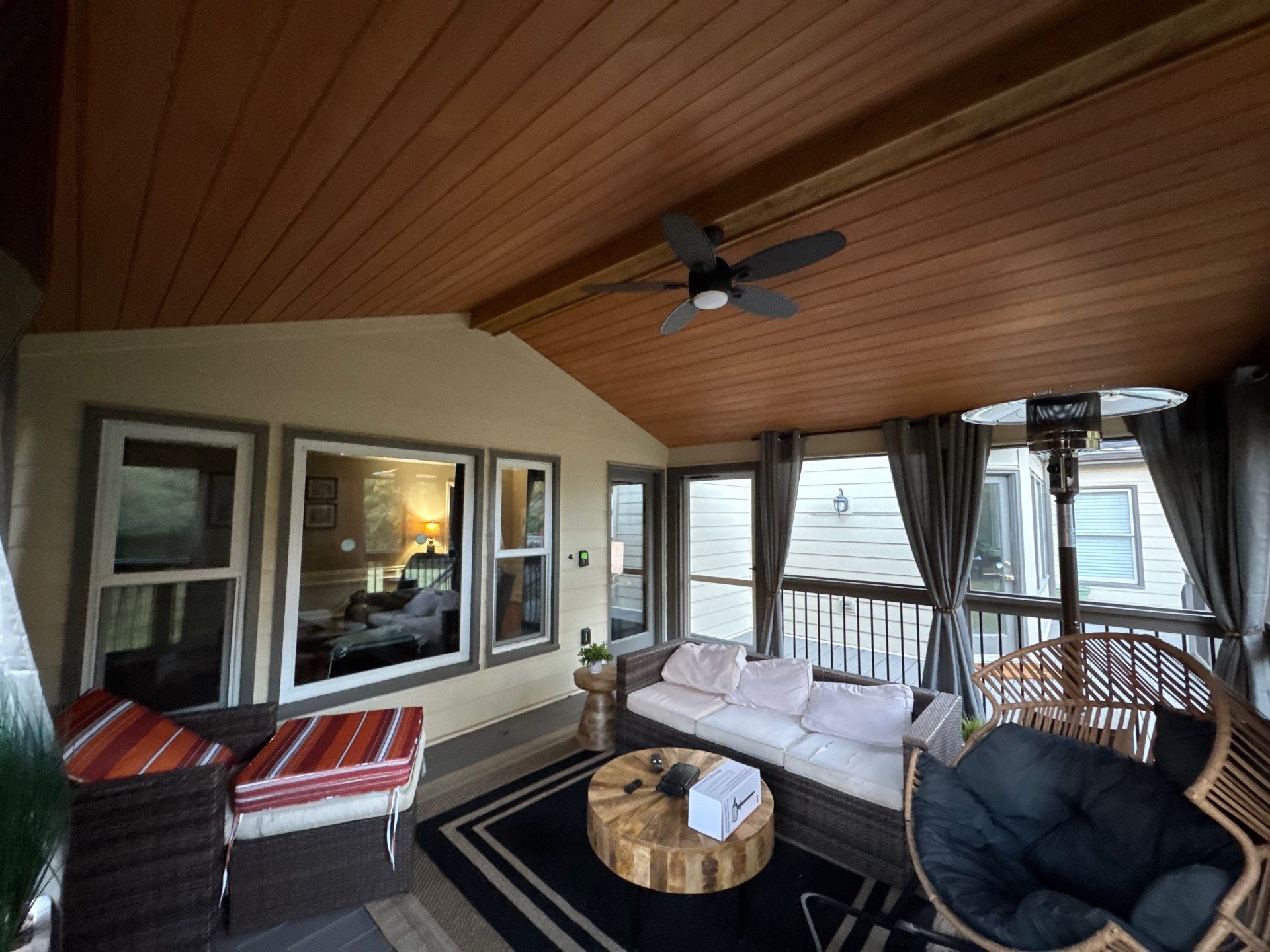 Custom Multi-Level Composite Deck and Screened-In Porch in Marietta by Swift Home Renovations