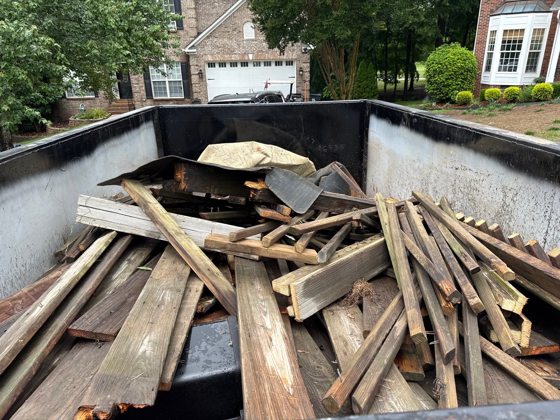 Project in Huntersville by Badger Hauling