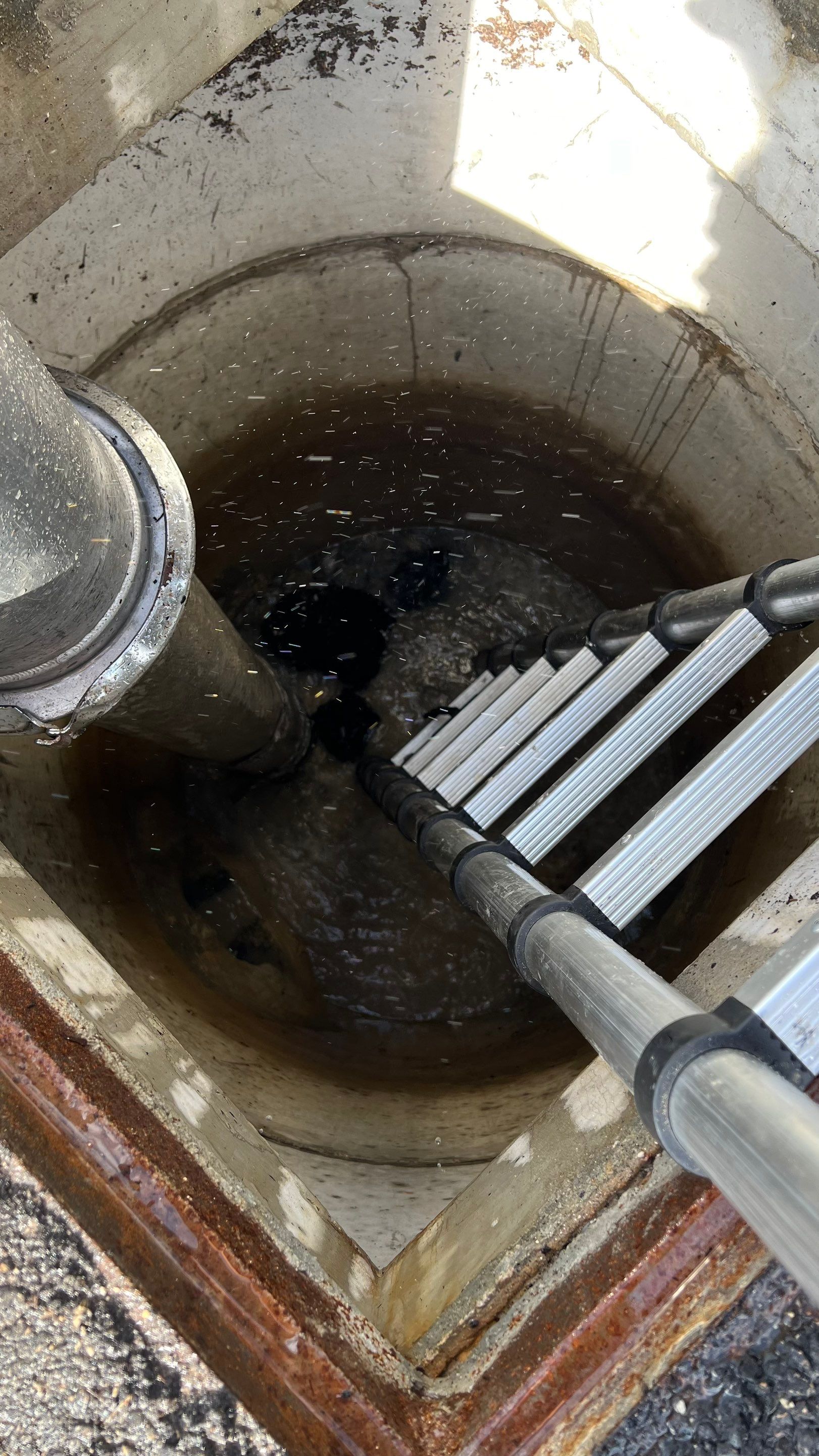New Construction Commercial Parcel Stormwater System Cleaning by Don Mar, Inc. Storm Water Solutions