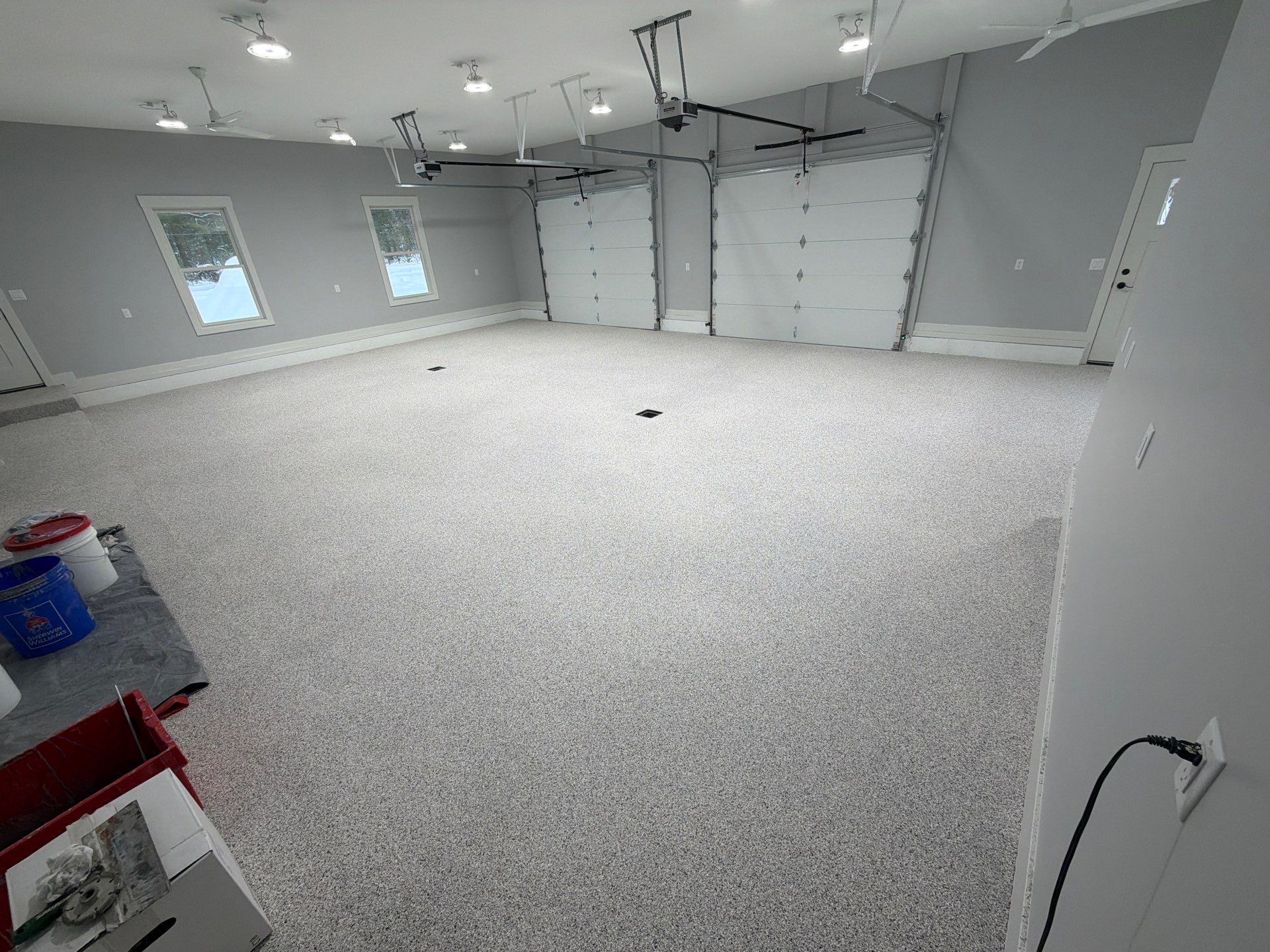 Garage & Basement Epoxy Floor Coating | Whitehall, Michigan by Gordon Painting