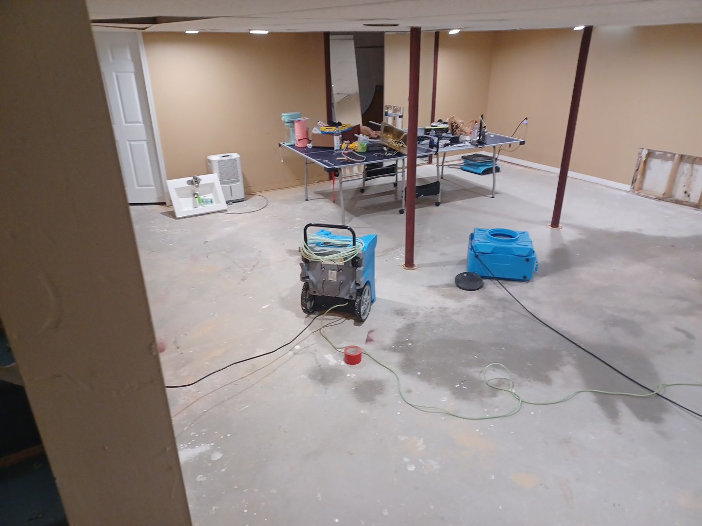 Project in West Bloomfield by EzDry Water Mitigation & Property Restoration