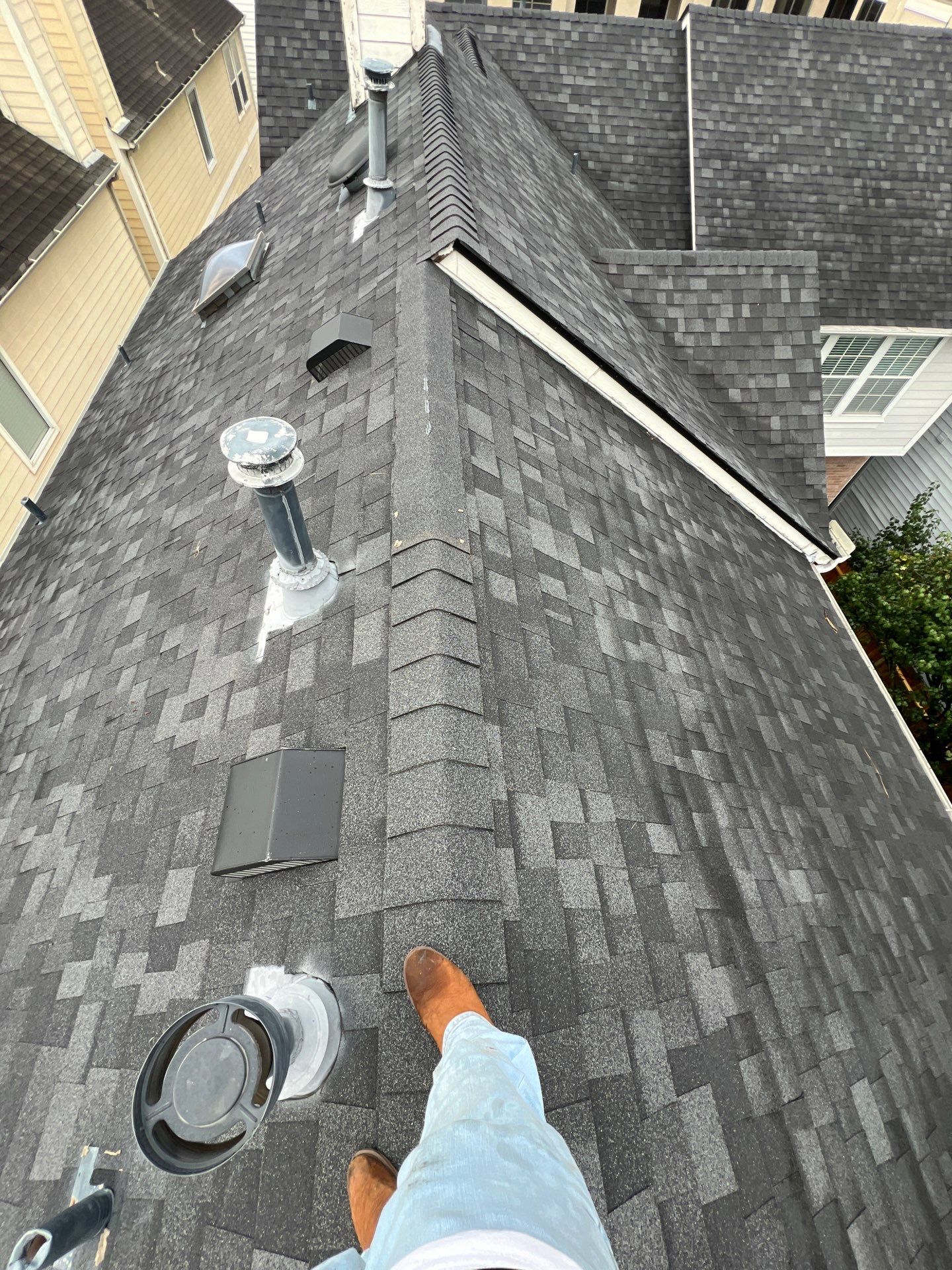 Residential Roofing Repair using Owen's Corning Duration (Lifetime) Shingles by Roof Repair Company