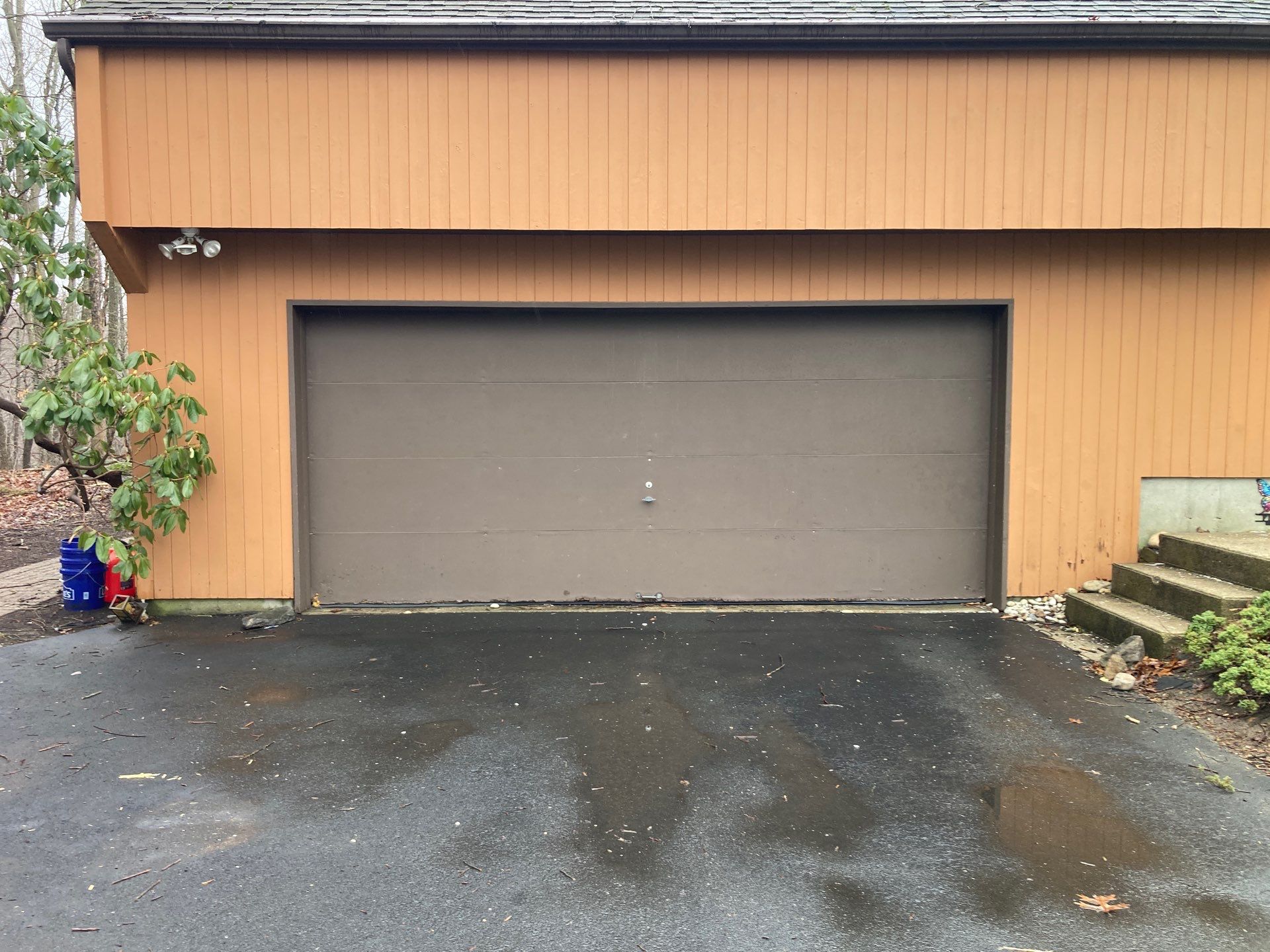 Double-Car Garage Door Replacement by DiGiorgi Roofing and Siding Inc