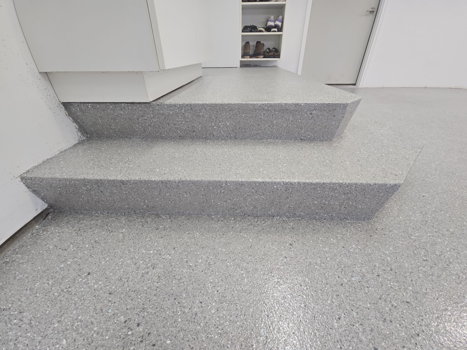 Garage Transformation using Agate Hybrid by Croc Coatings, LLC