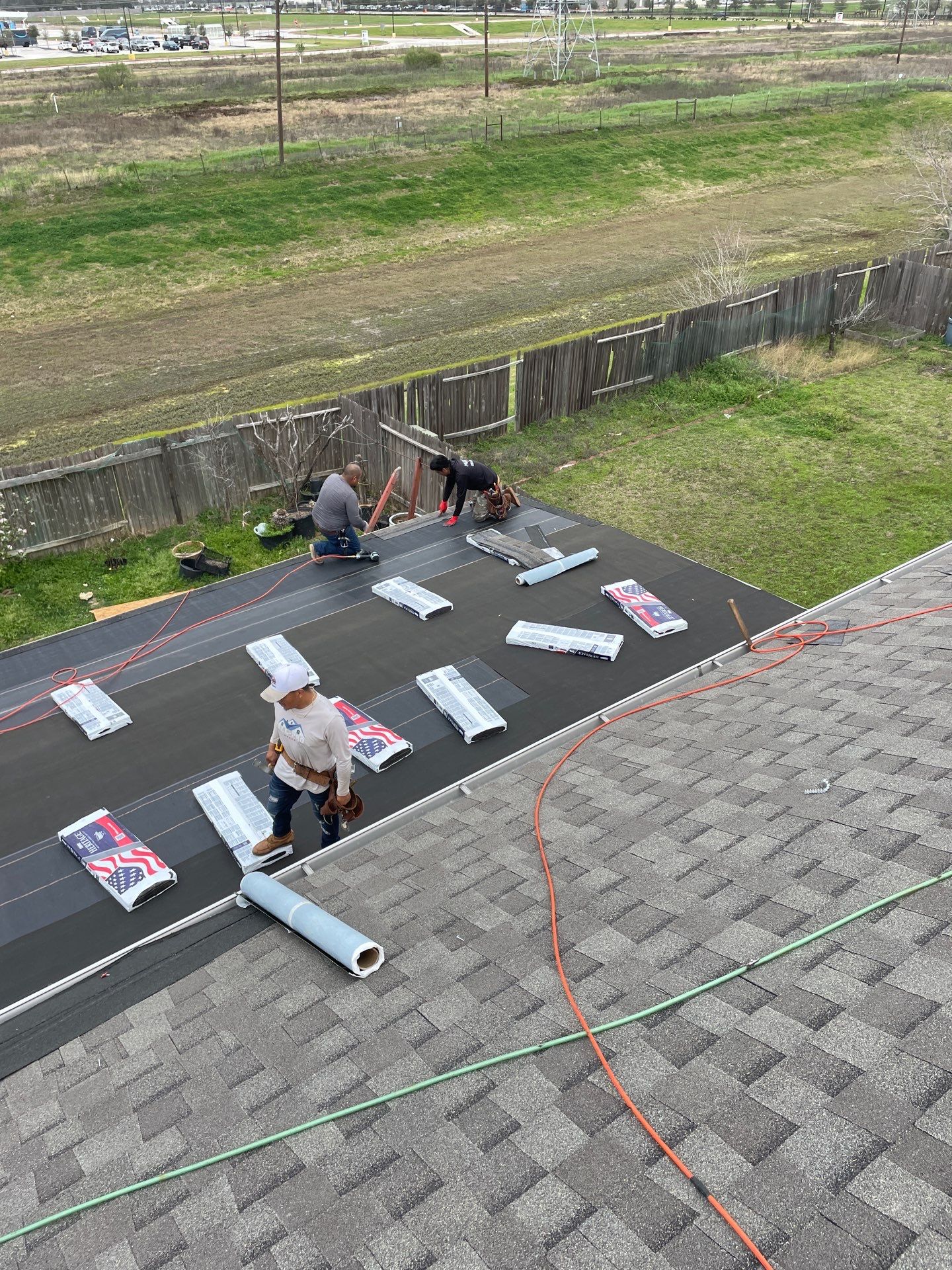 Residential Roofing Installation using Owen's Corning Duration (Lifetime) Shingles by Roof Repair Company