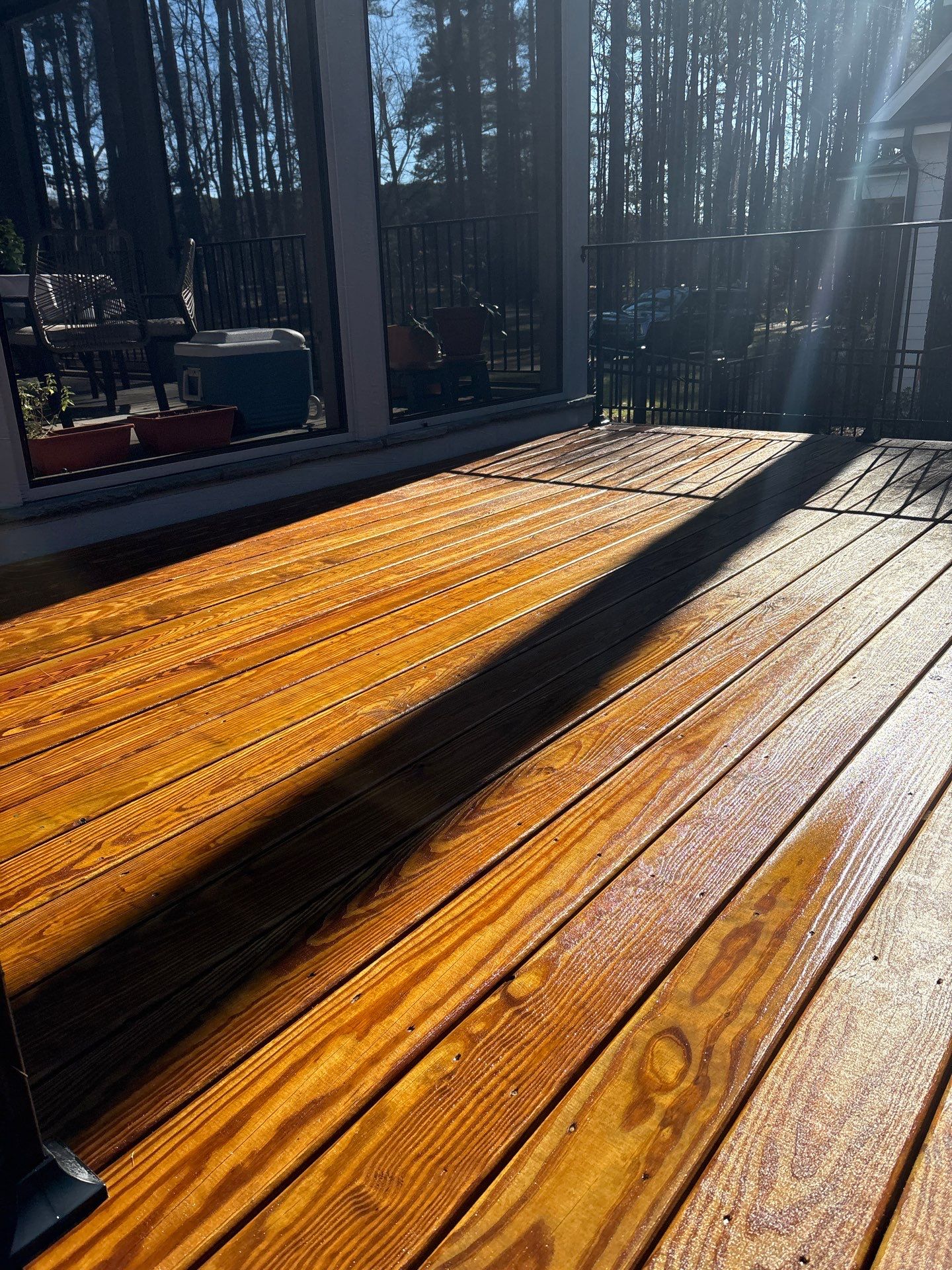 Wood Deck and Concrete using Wood and Concrete Sealant by DuraSeal