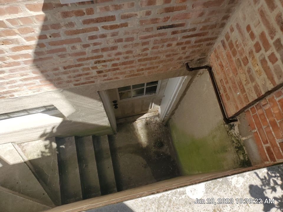 natural stone cleaning using Algaecide, soft wash soap by Northern Power Washing LLC.