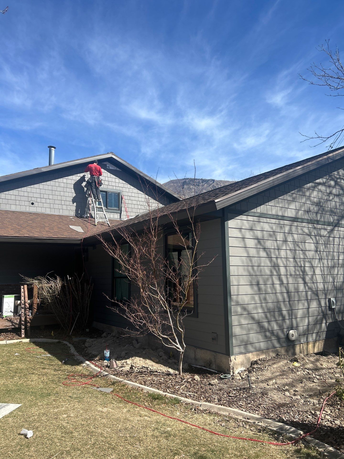 Pleasant Grow | Master Exterior Redesign | Aged Pewter & Iron Gray by Ideal Siding Utah
