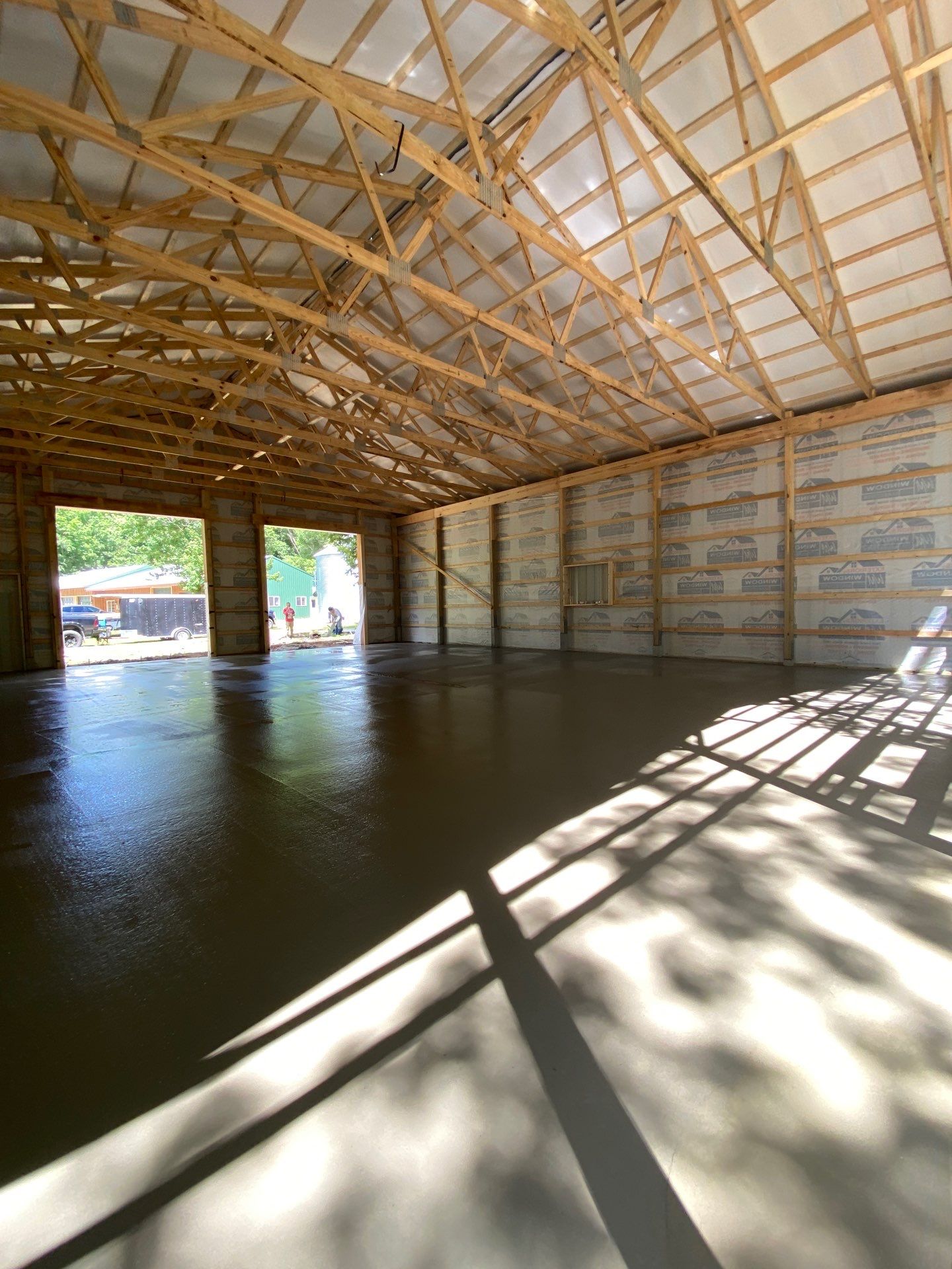 40'x50'x16' Pole Barn Project by The Barn Builders